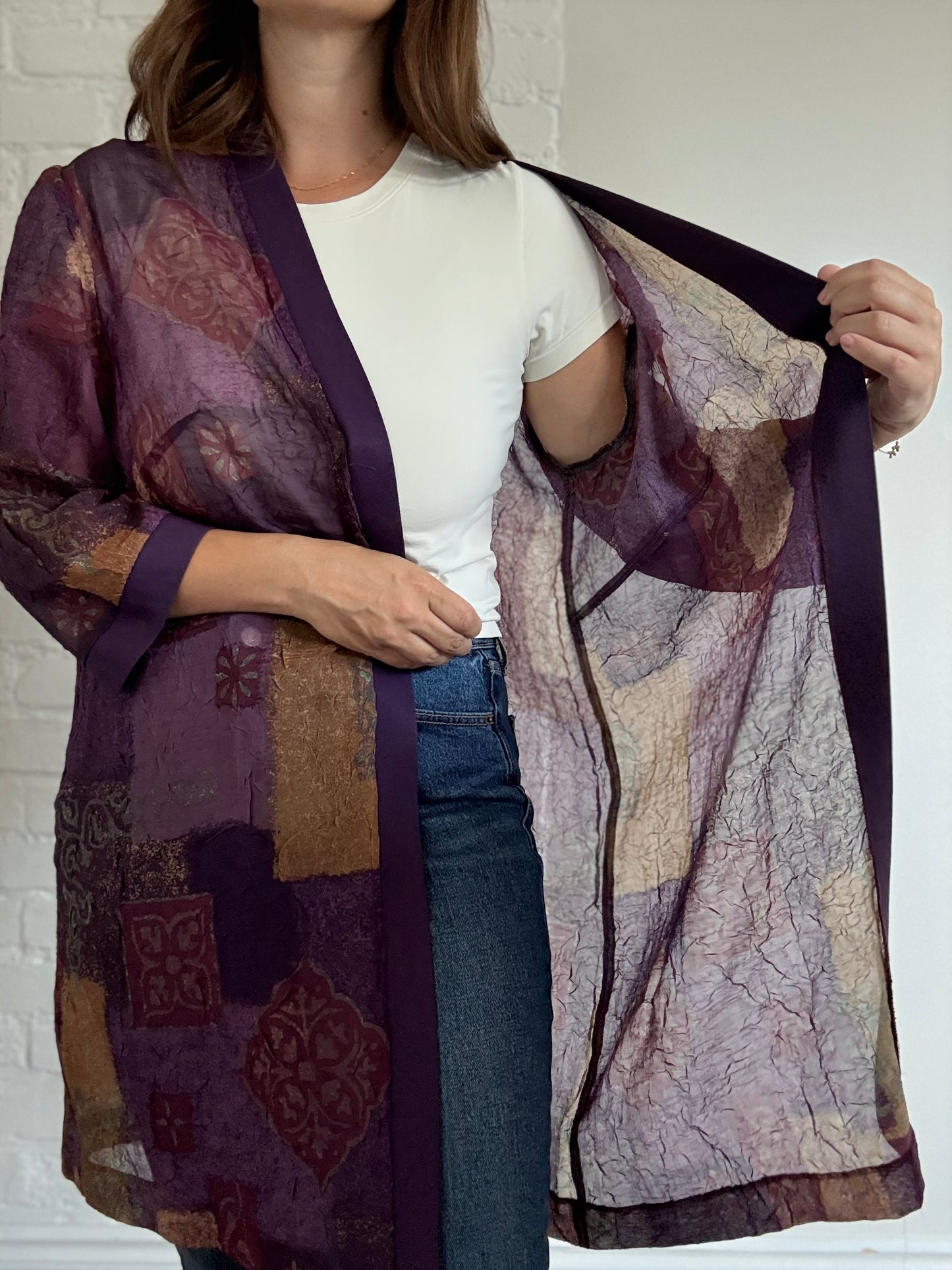 Sheer Duster Cardigan - Size L/XL