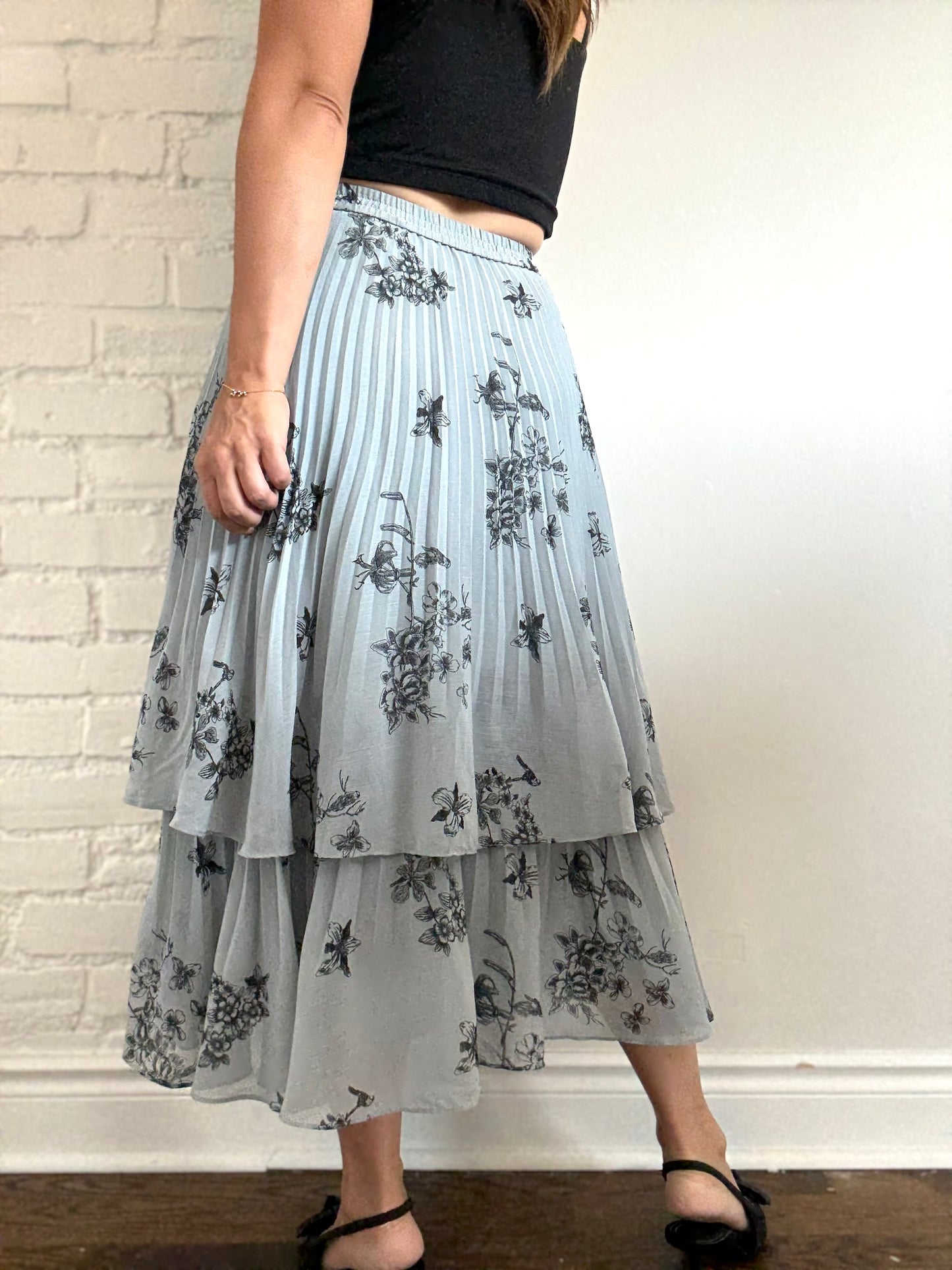 Club Monaco Pleated Skirt - Size S