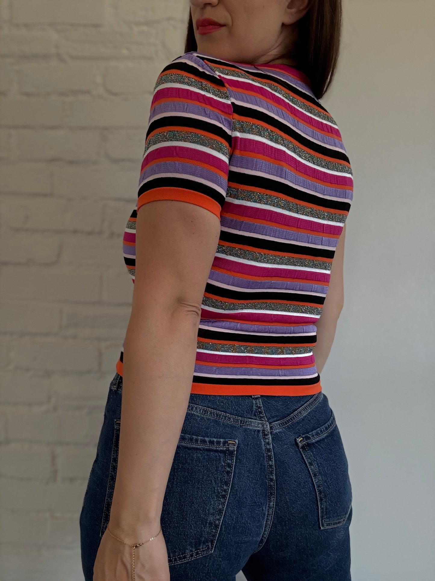 Bazar de Christian Lacroix Striped Tshirt - Size XS/S