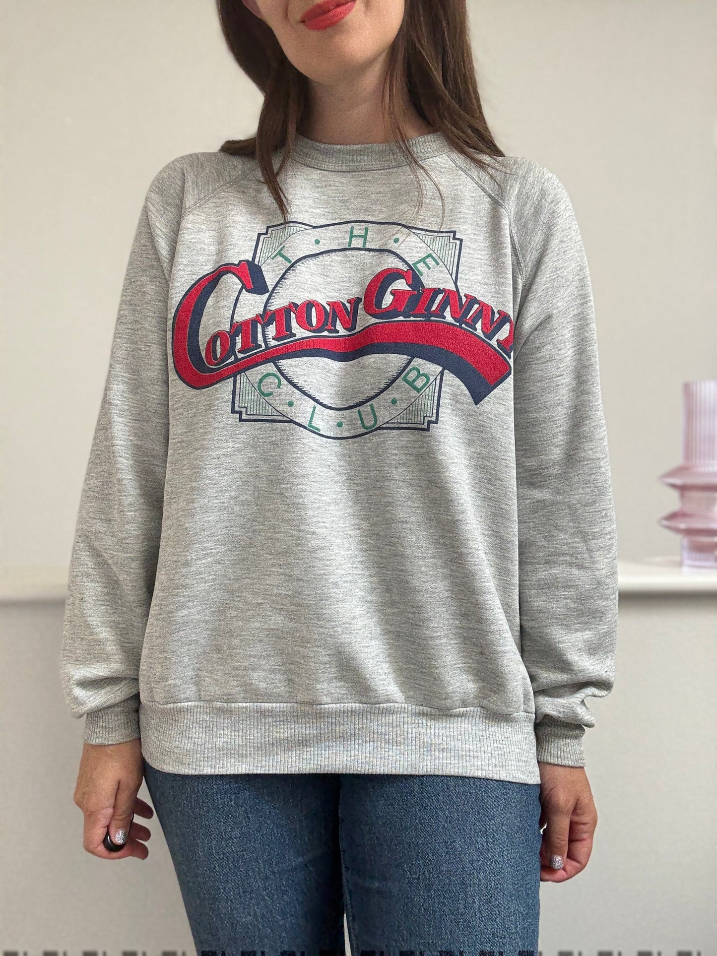 90s Cotton Ginny Graphic Sweater - Size L