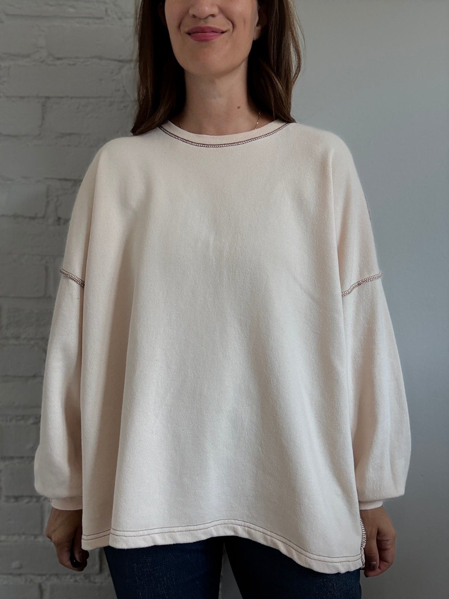 Frank + Oak Oversized Sweater - Size S (oversized)