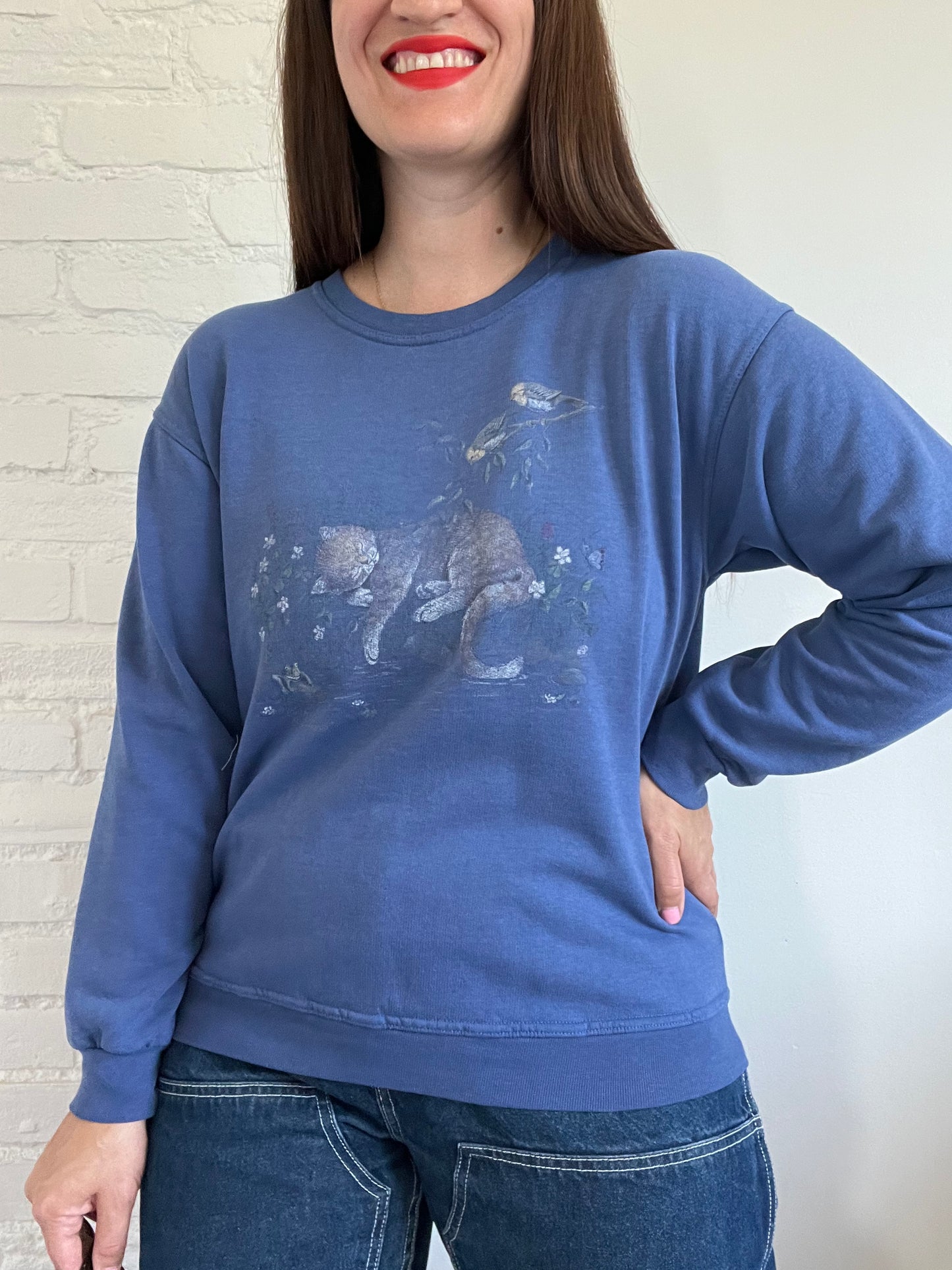 Northern Reflections Cat Sweater - Size M/L