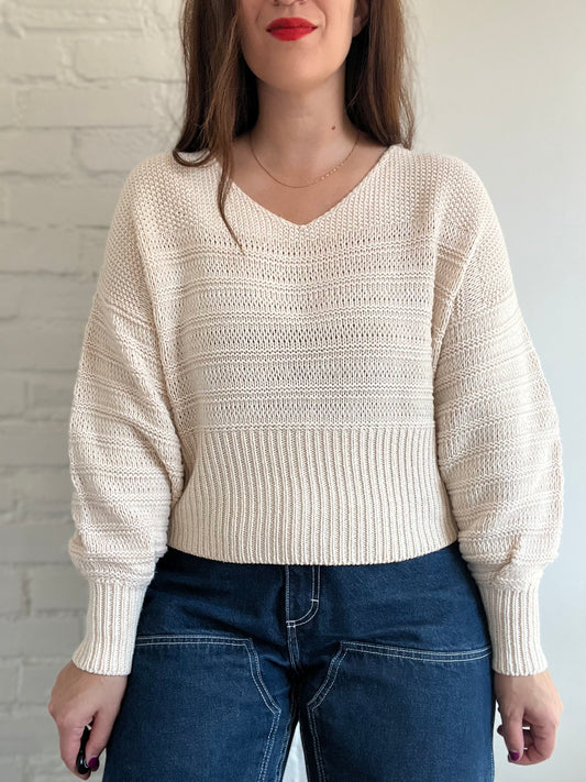 Creamy Knit Relaxed Sweater - 6
