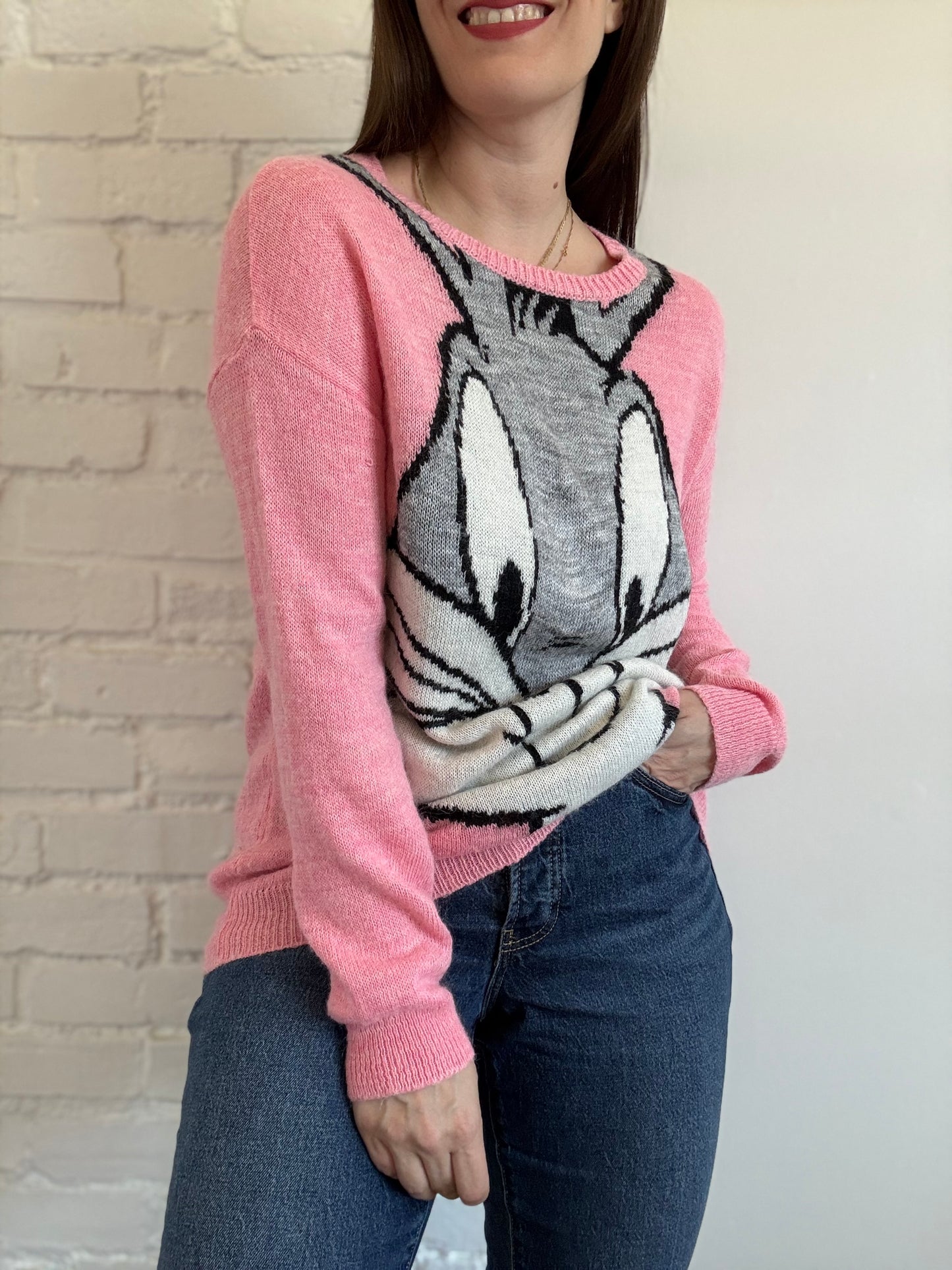 Bugs Bunny Knit Sweater - Sz. L