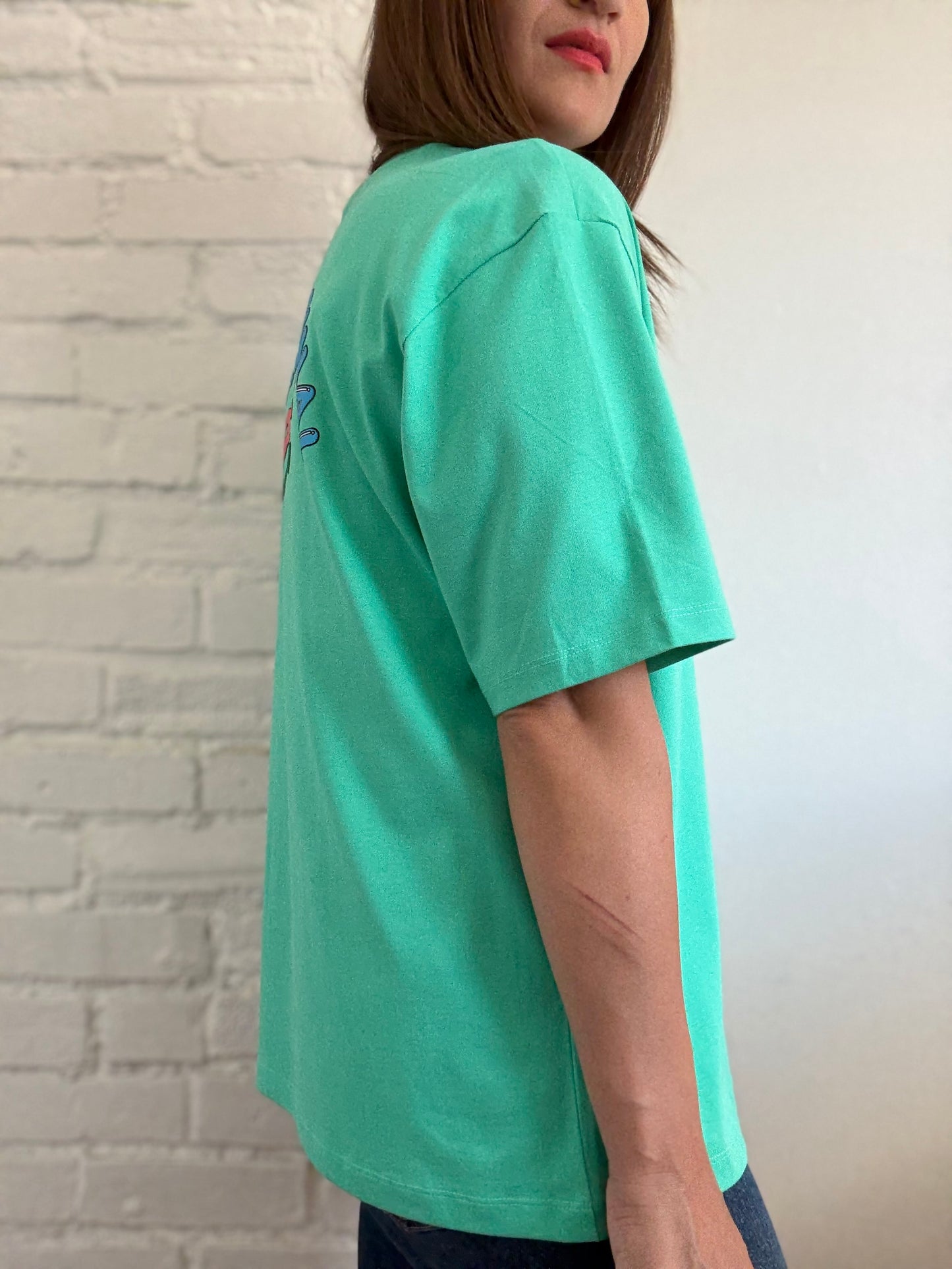 NEW adidas Originals Green T-Shirt - Size M (oversized)
