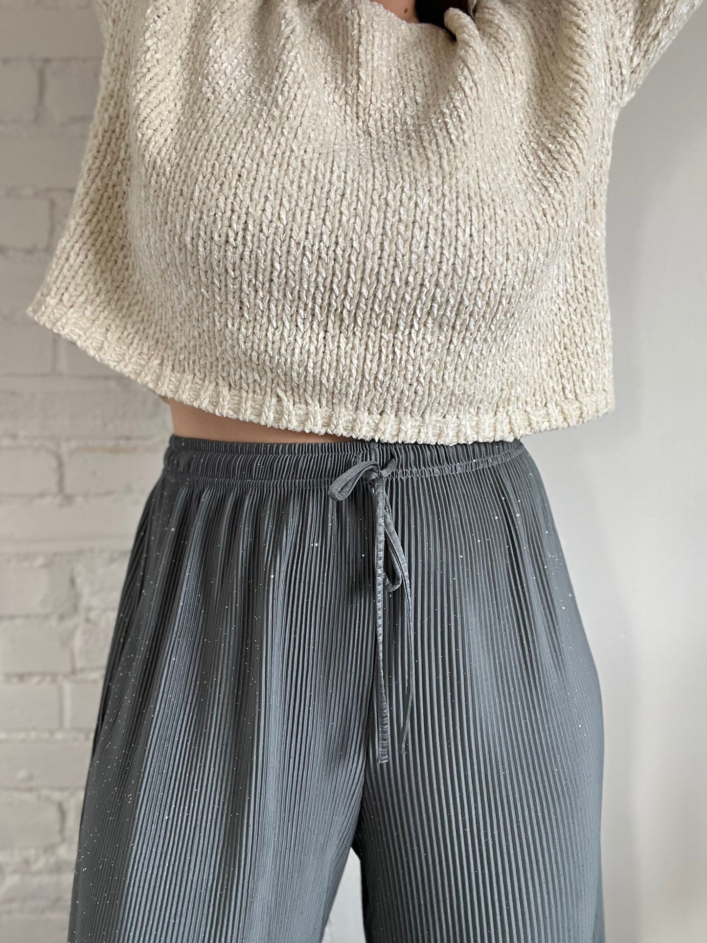 Glitter Wide Leg Pants - XL/XXL