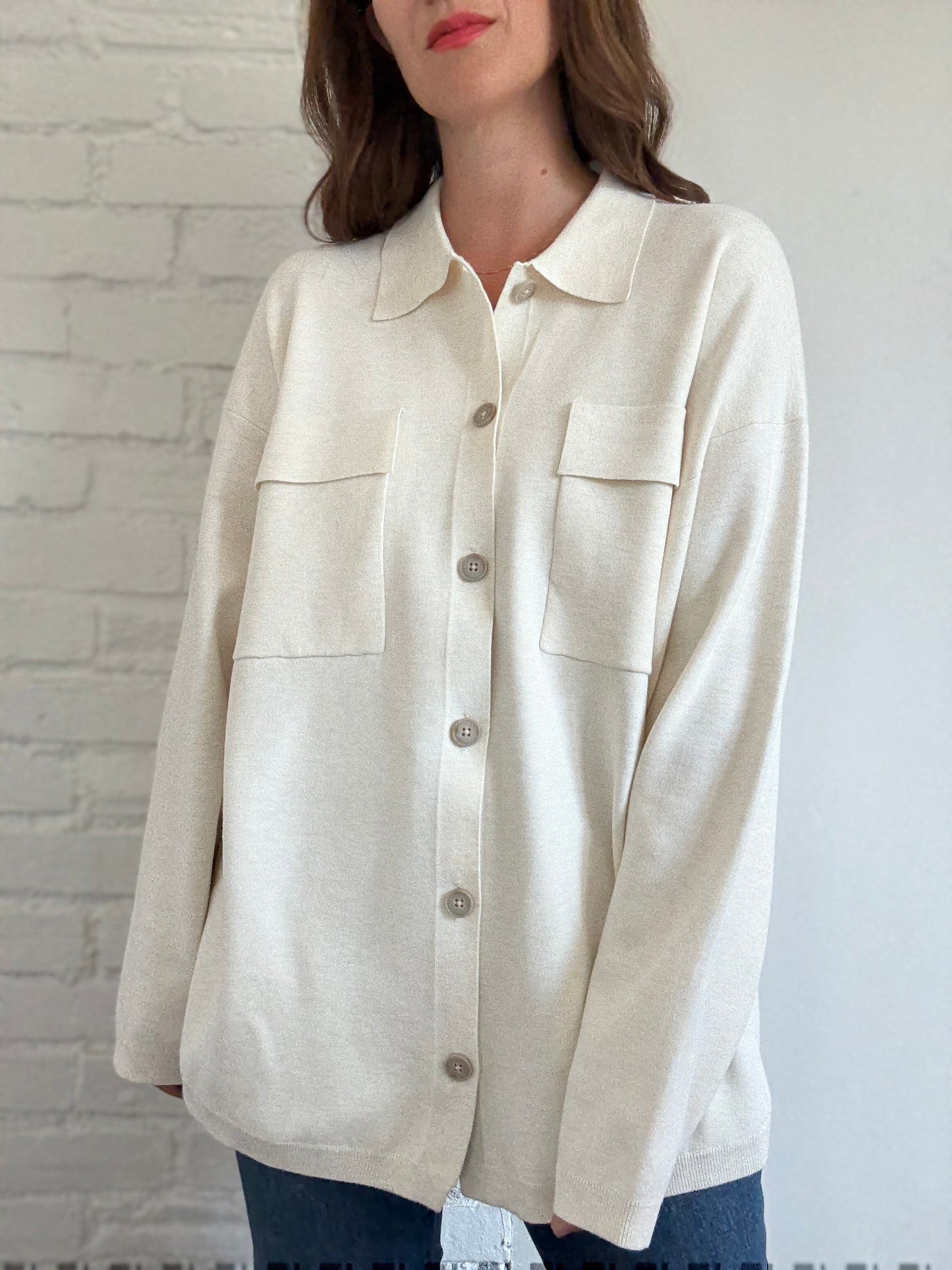 Aritzia Ronnie Oatmeal Sweater - Size L