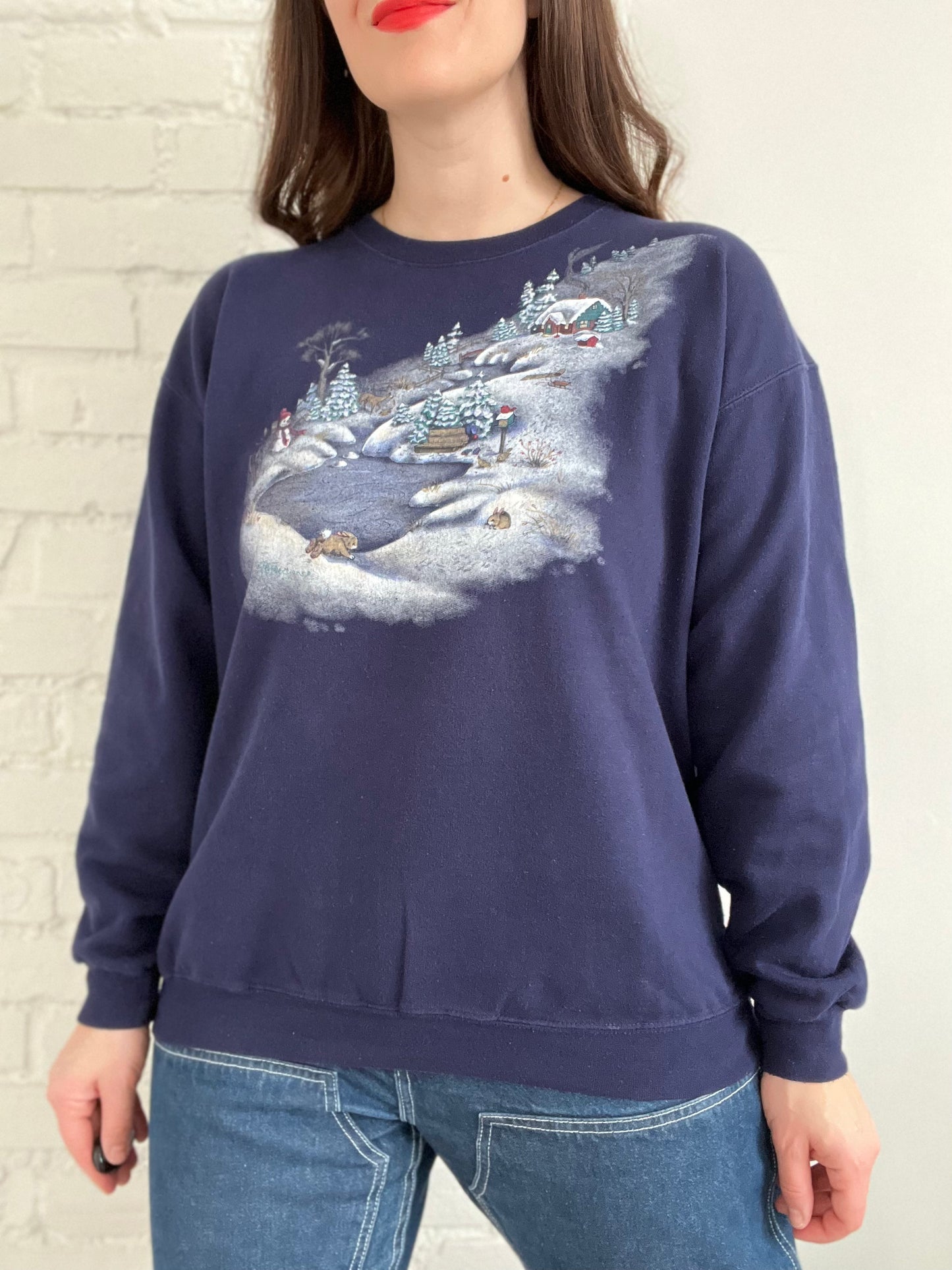 Northern Reflections Winter Scene - L