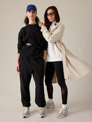 Athleta Forever Fleece Crewneck - Size XS (oversized)