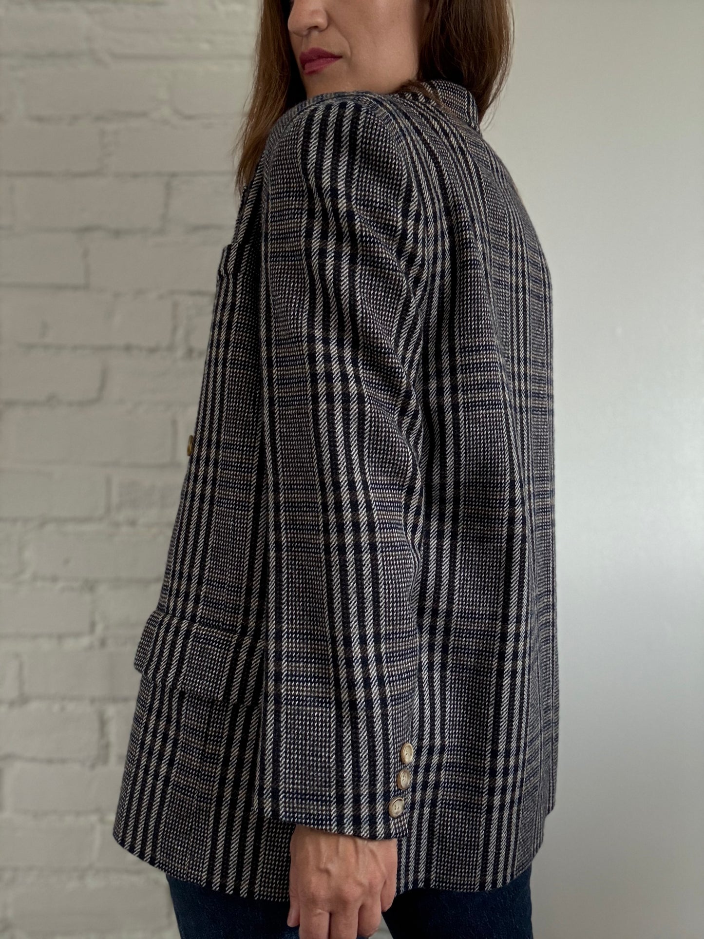 Henry White Dublin Wool Blazer - Size L