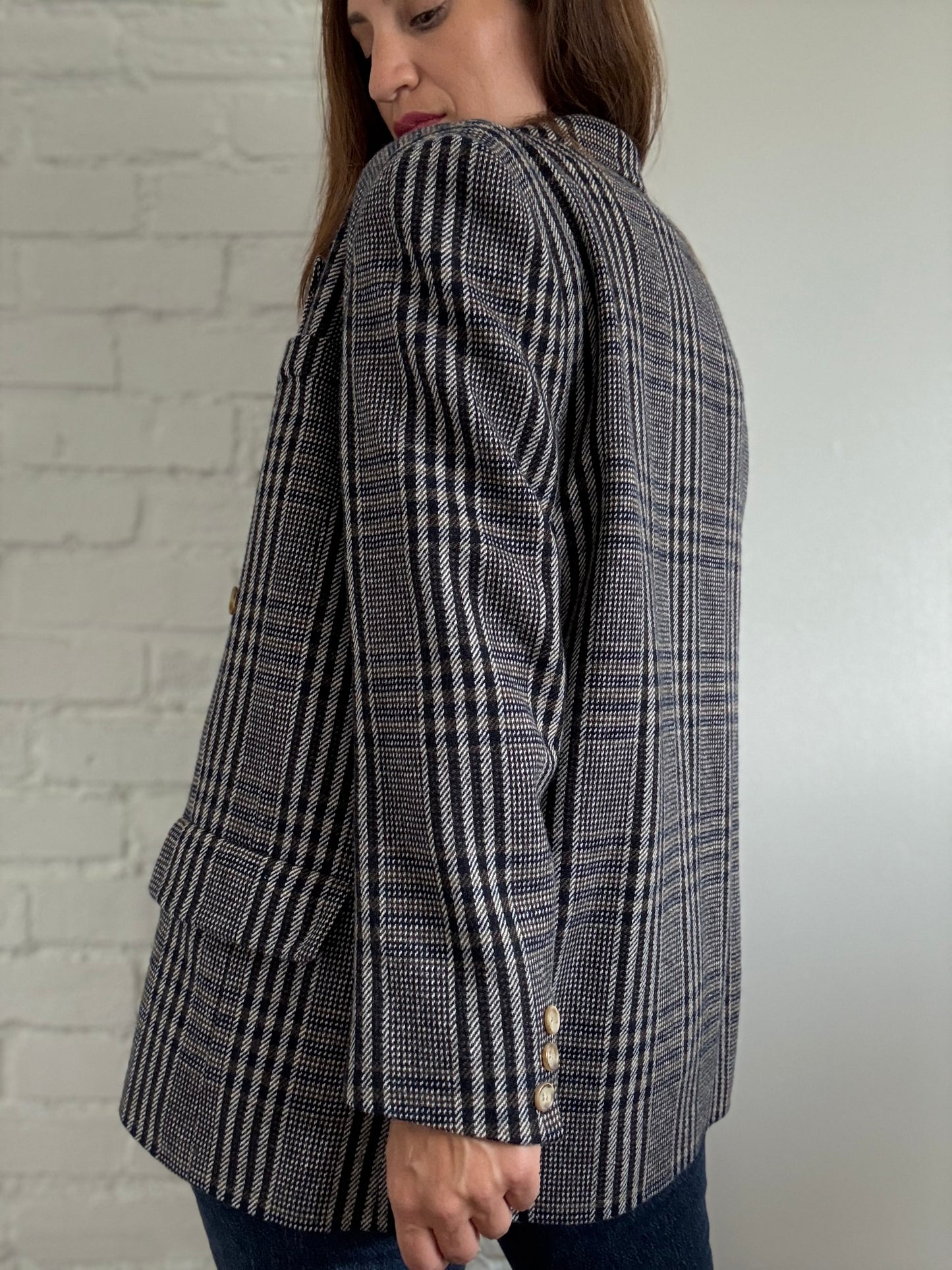 Henry White Dublin Wool Blazer - Size L