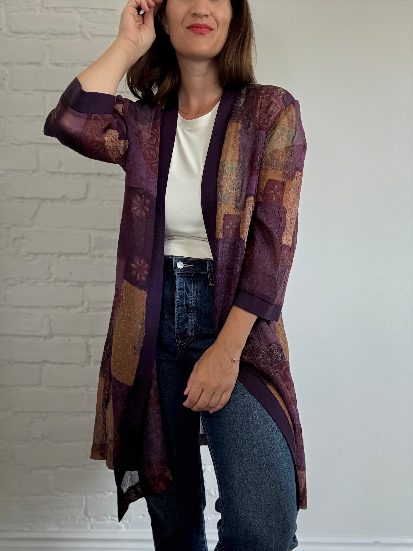 Sheer Duster Cardigan - Size L/XL