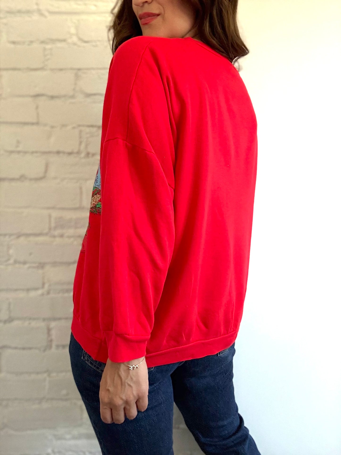 Vintage Christmas Holiday Sweater - Size L/XL