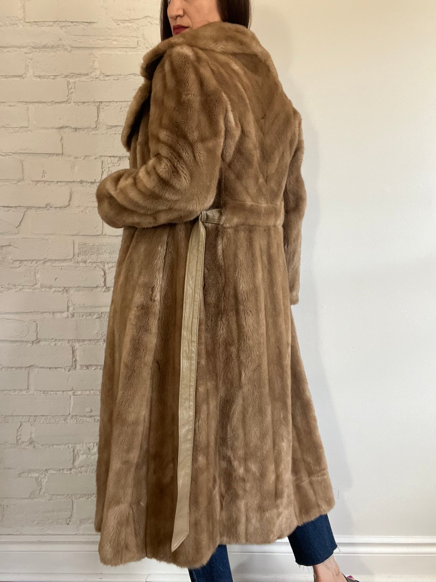 Vintage Faux Fur Jacket - S/M