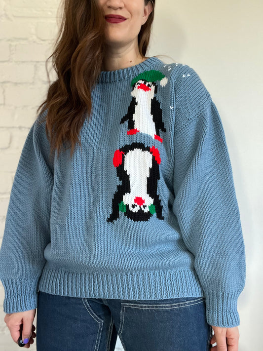Penguin Knit Sweater - XL