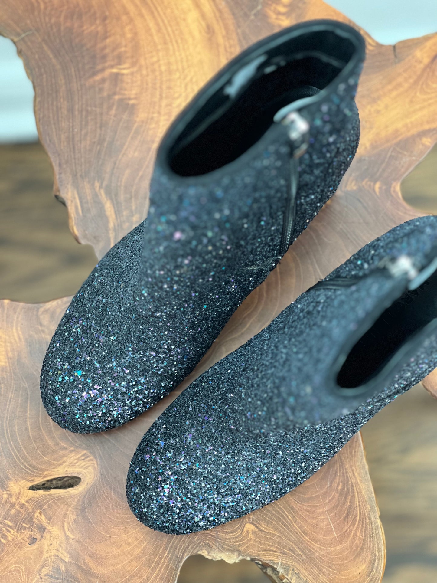 Marc Fisher Indigo Sparkle Boots - Size 7