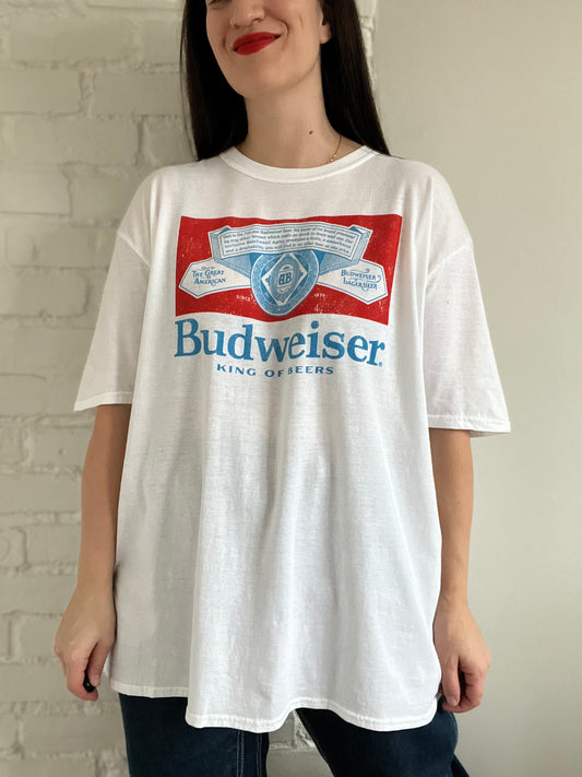Oversized Budweiser T-Shirt - Size XL