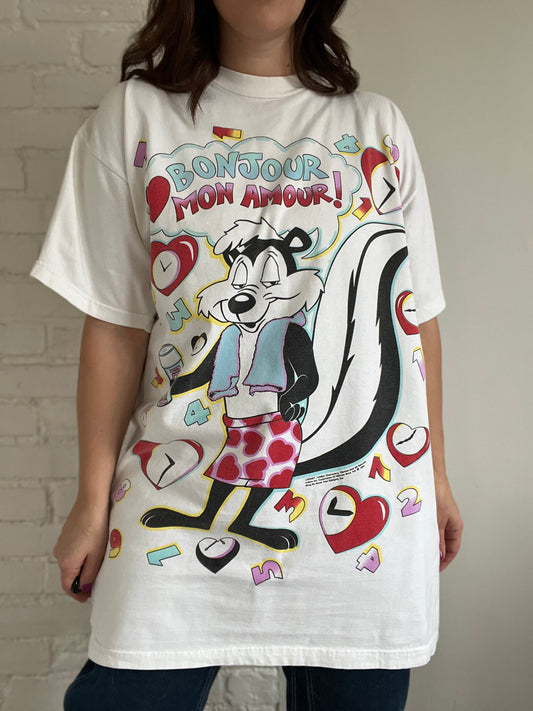 Pepé Le Pew Dress T-Shirt - Size XL