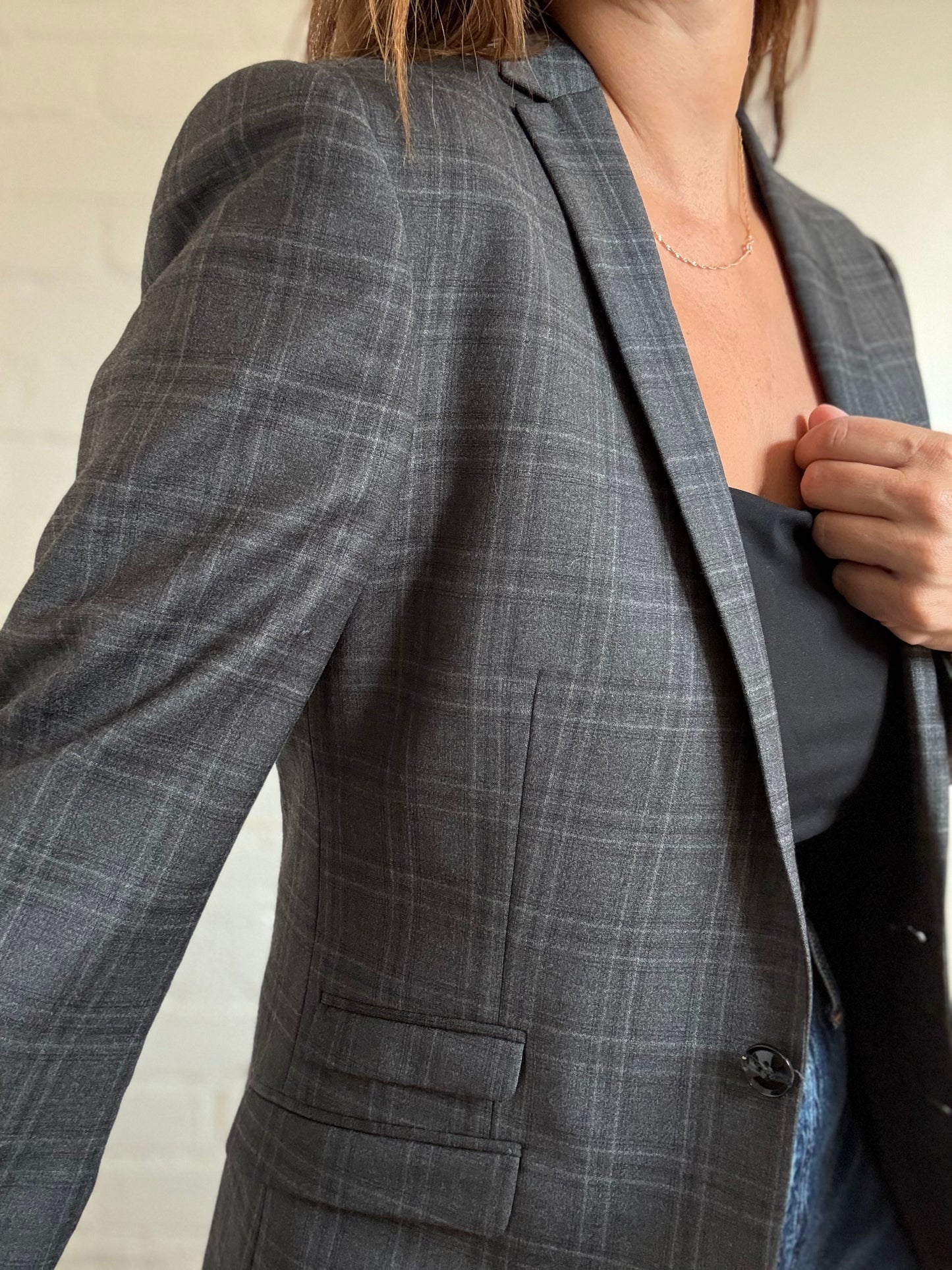 Tiger of Sweden Plaid Blazer - Size L