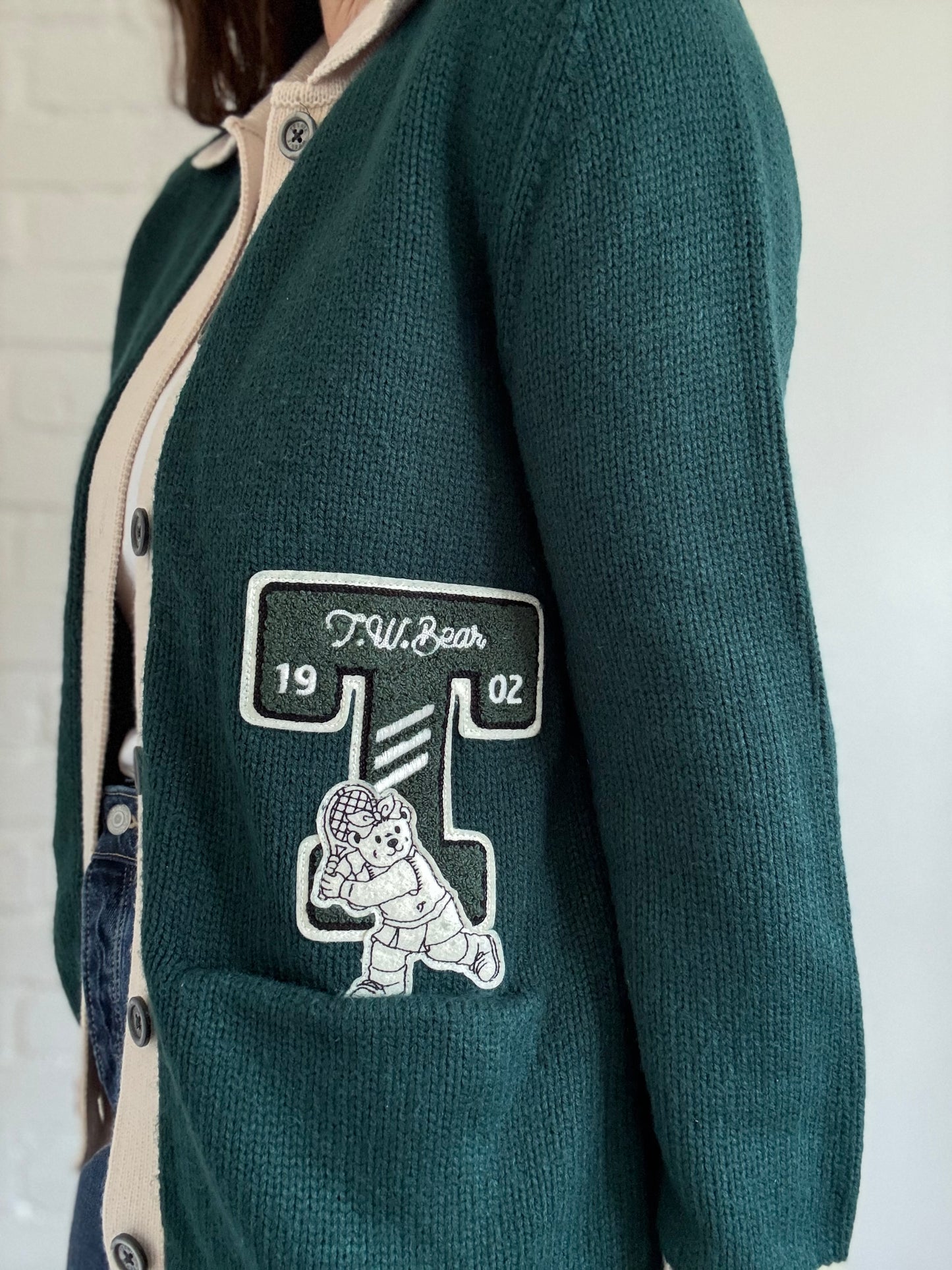 Teenie Weenie Tennis Club Cardigan - Size M/L