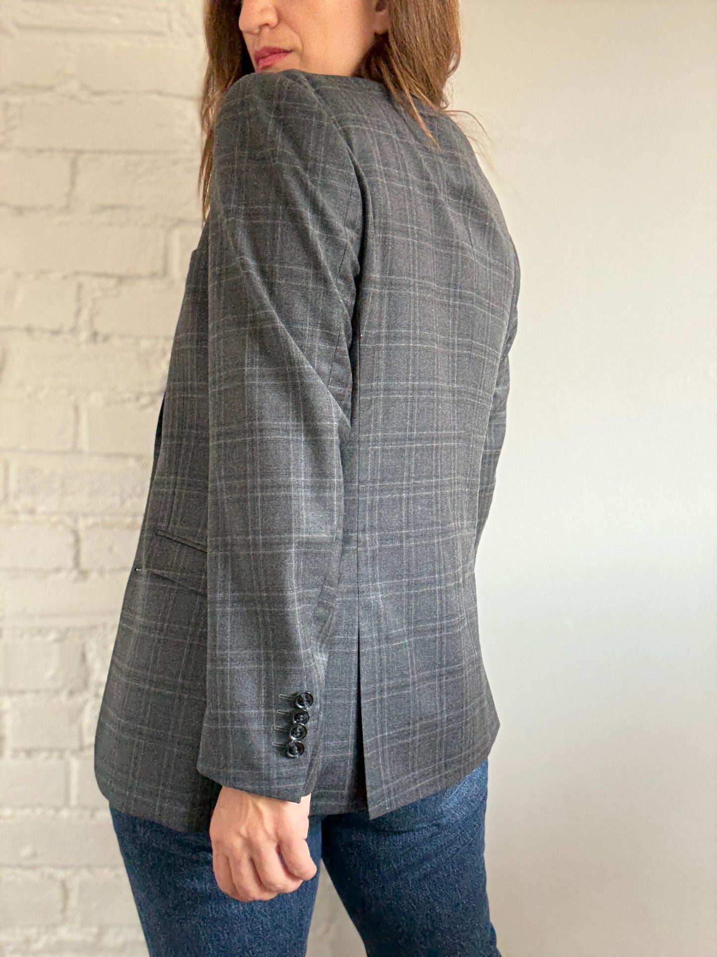 Tiger of Sweden Plaid Blazer - Size L