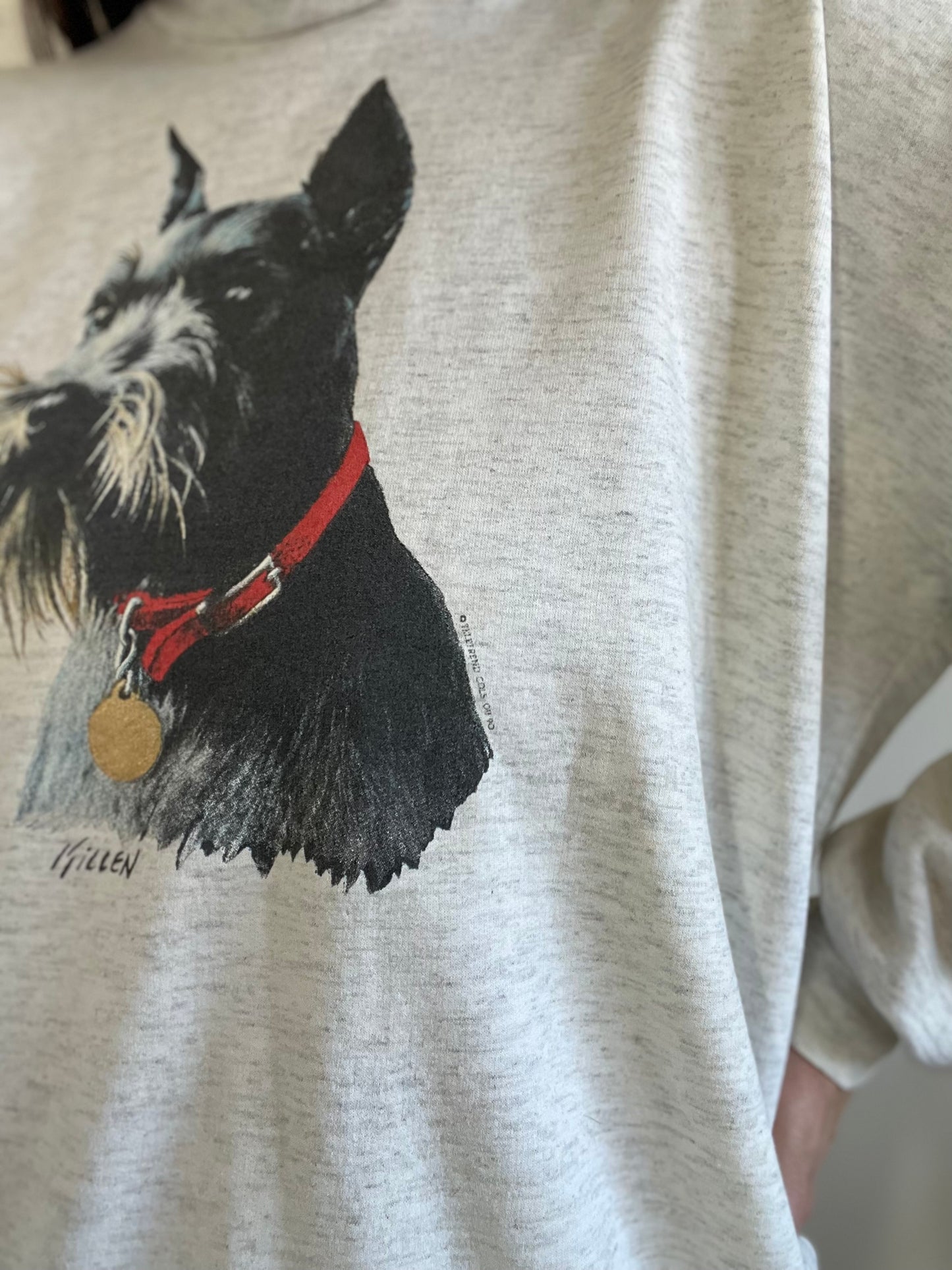 Vintage Schnauzer Sweatshirt - Size L