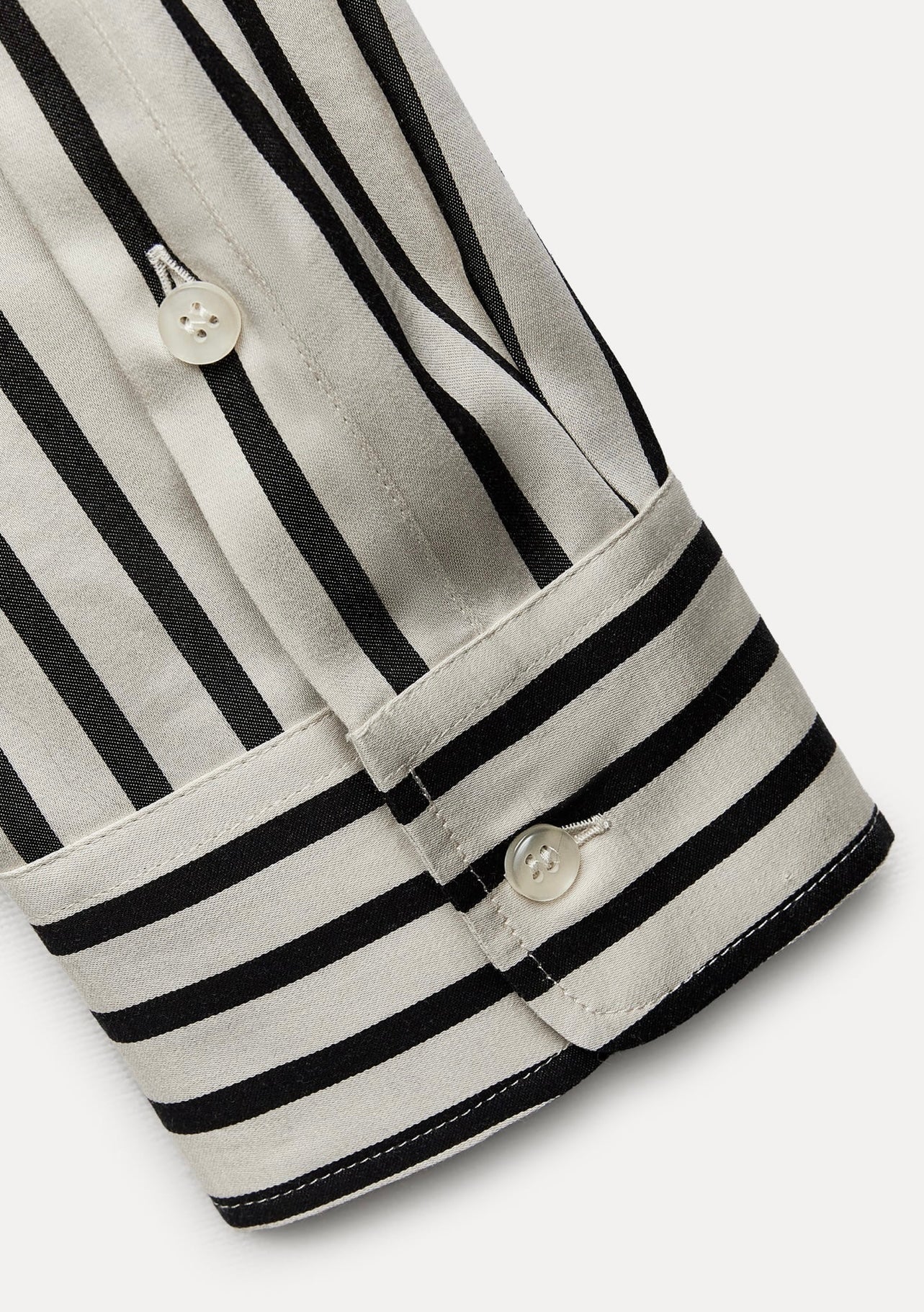 Striped Poplin Shirt - Size XL