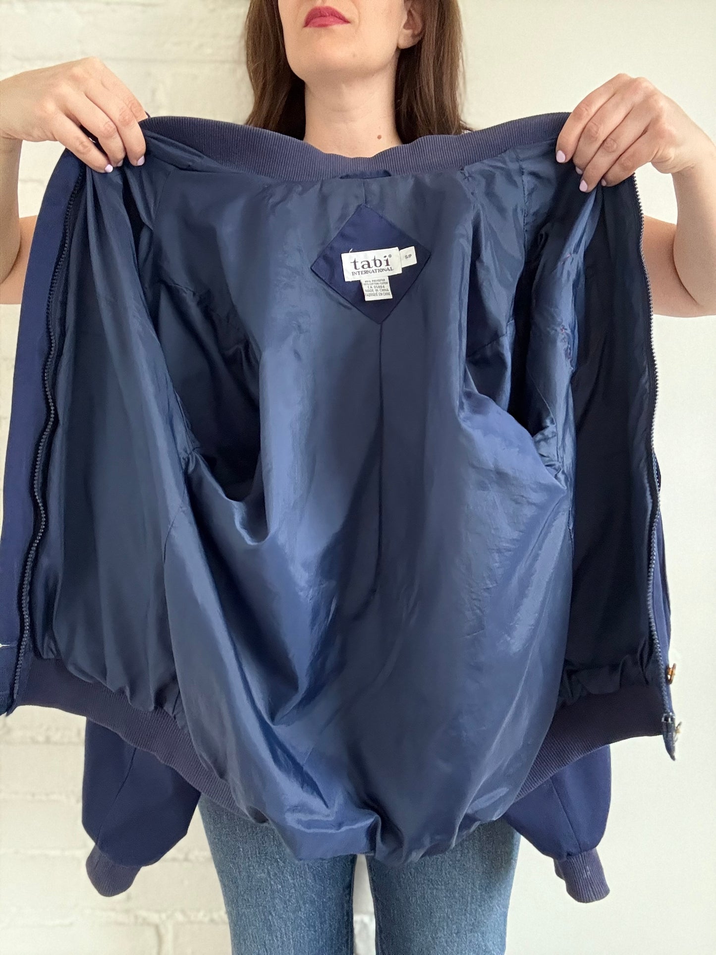 Vintage Blue Jays Khaki Bomber Jacket - Sz. S (slightly oversized)