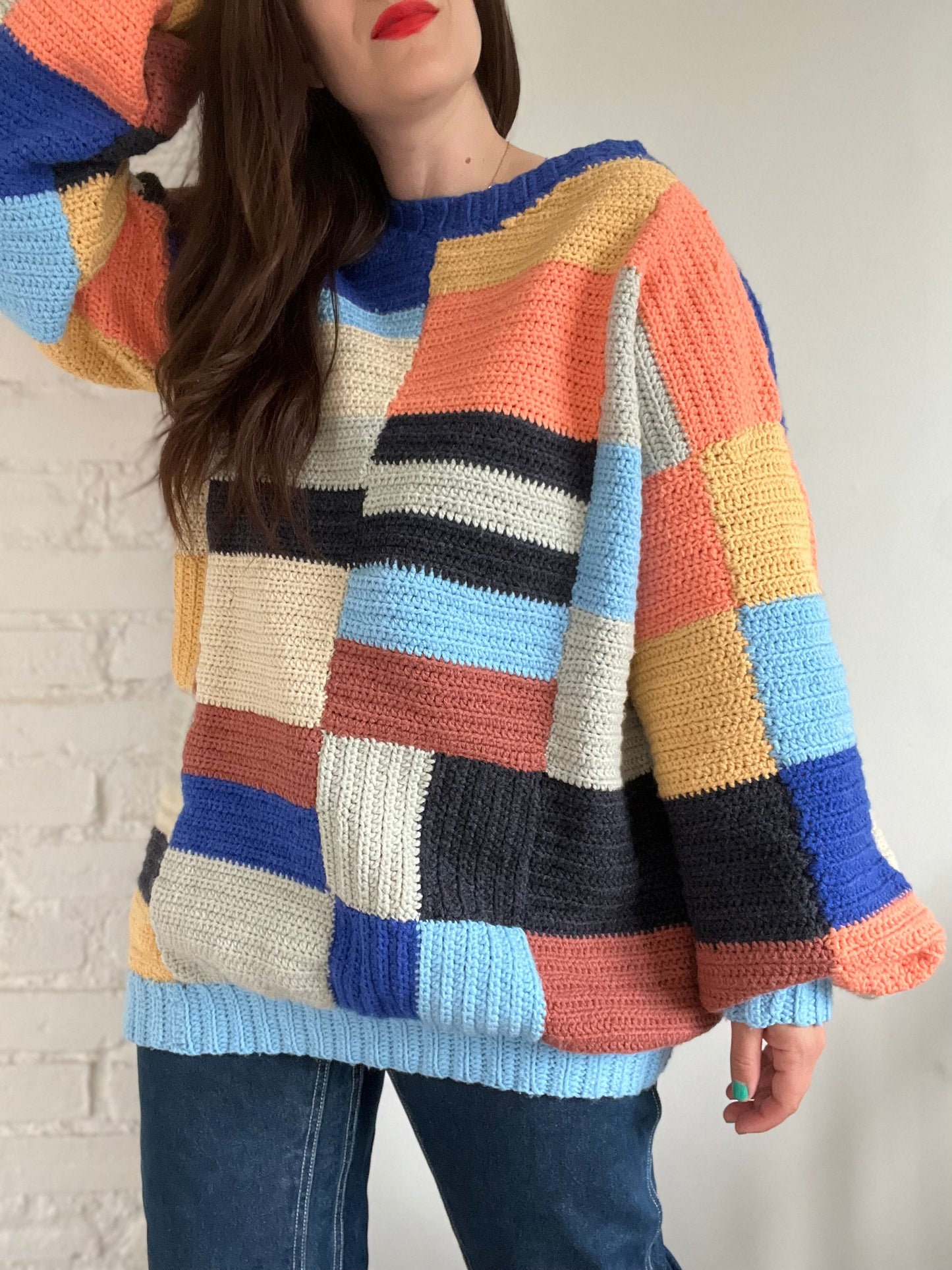 Handmade Blanket Sweater - One Size