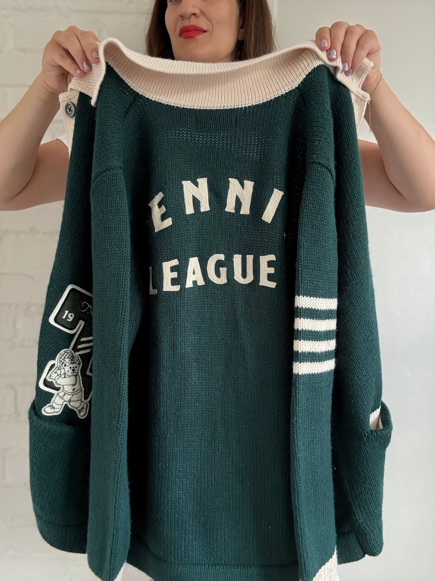 Teenie Weenie Tennis Club Cardigan - Size M/L