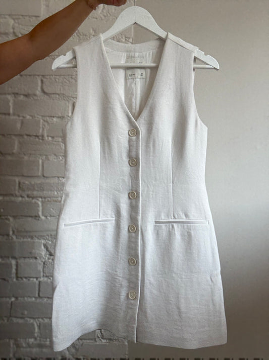 A&F Mara Crepe Vest Mini-Dress - Size S