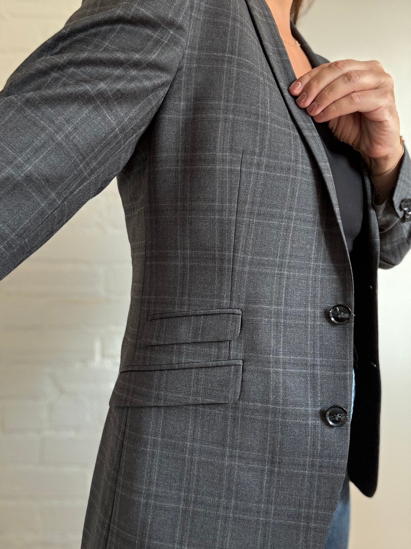 Tiger of Sweden Plaid Blazer - Size L
