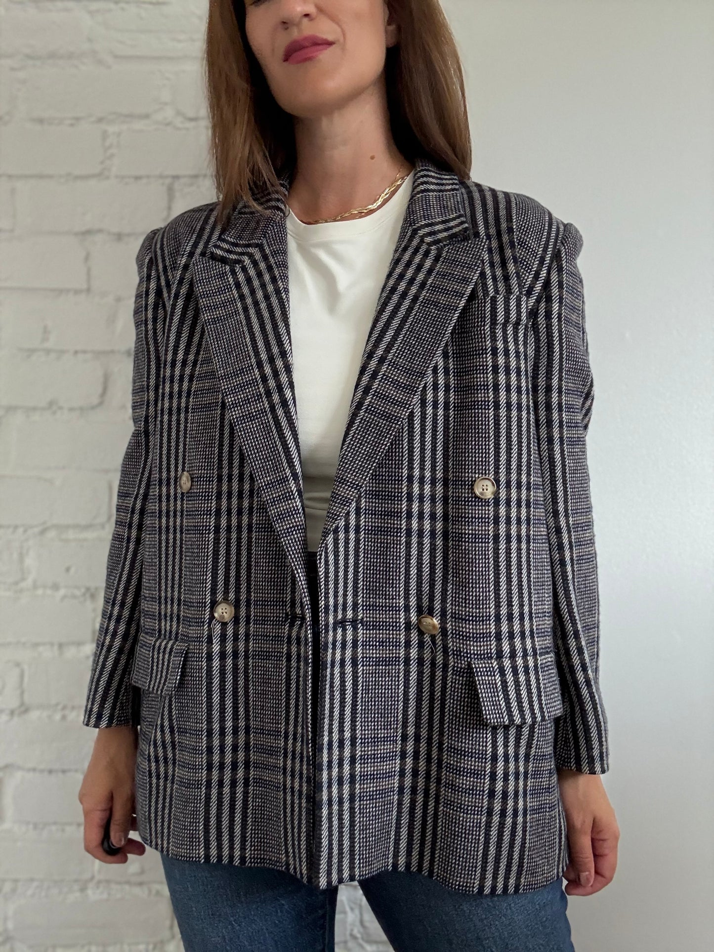 Henry White Dublin Wool Blazer - Size L