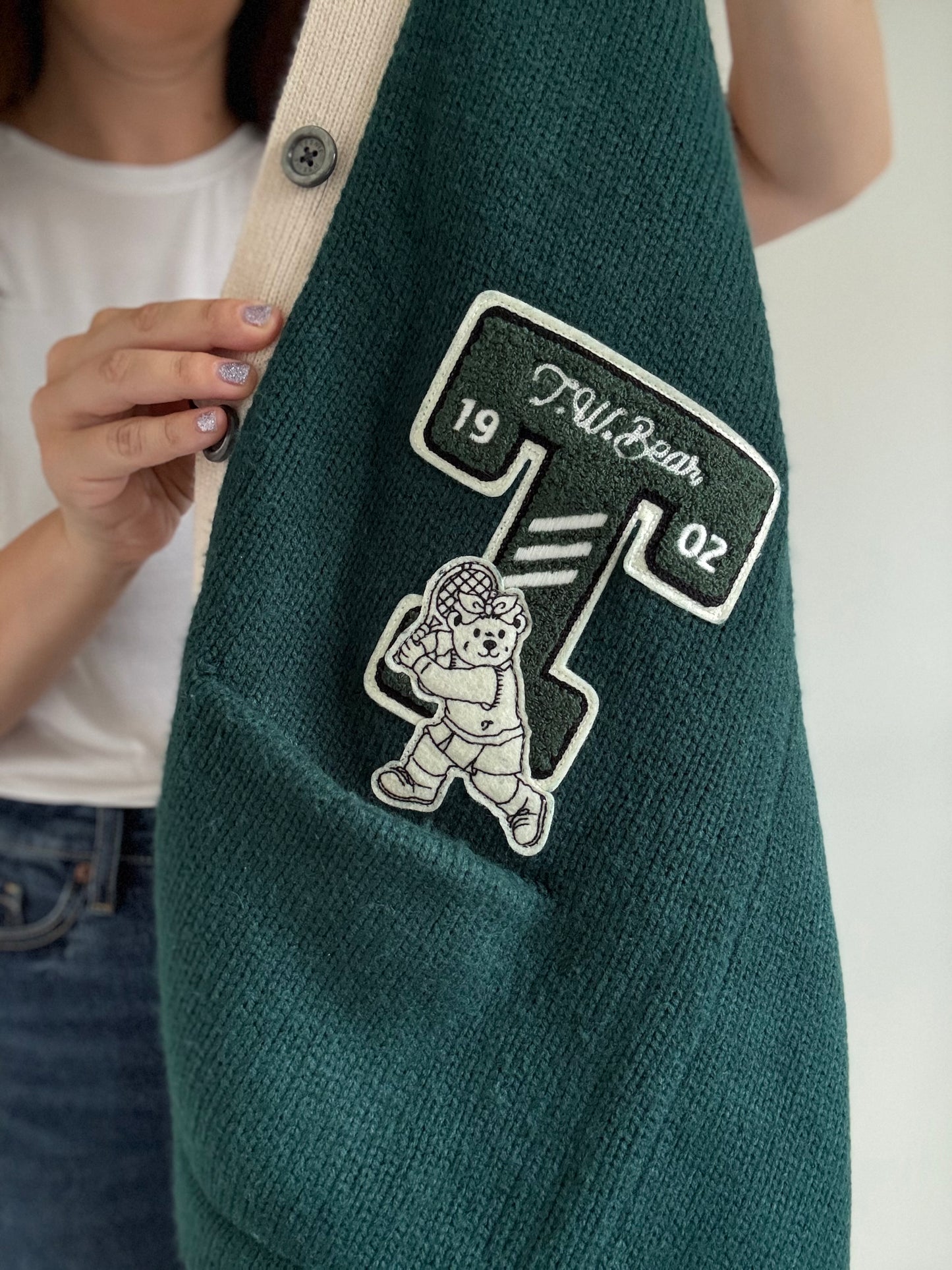 Teenie Weenie Tennis Club Cardigan - Size M/L