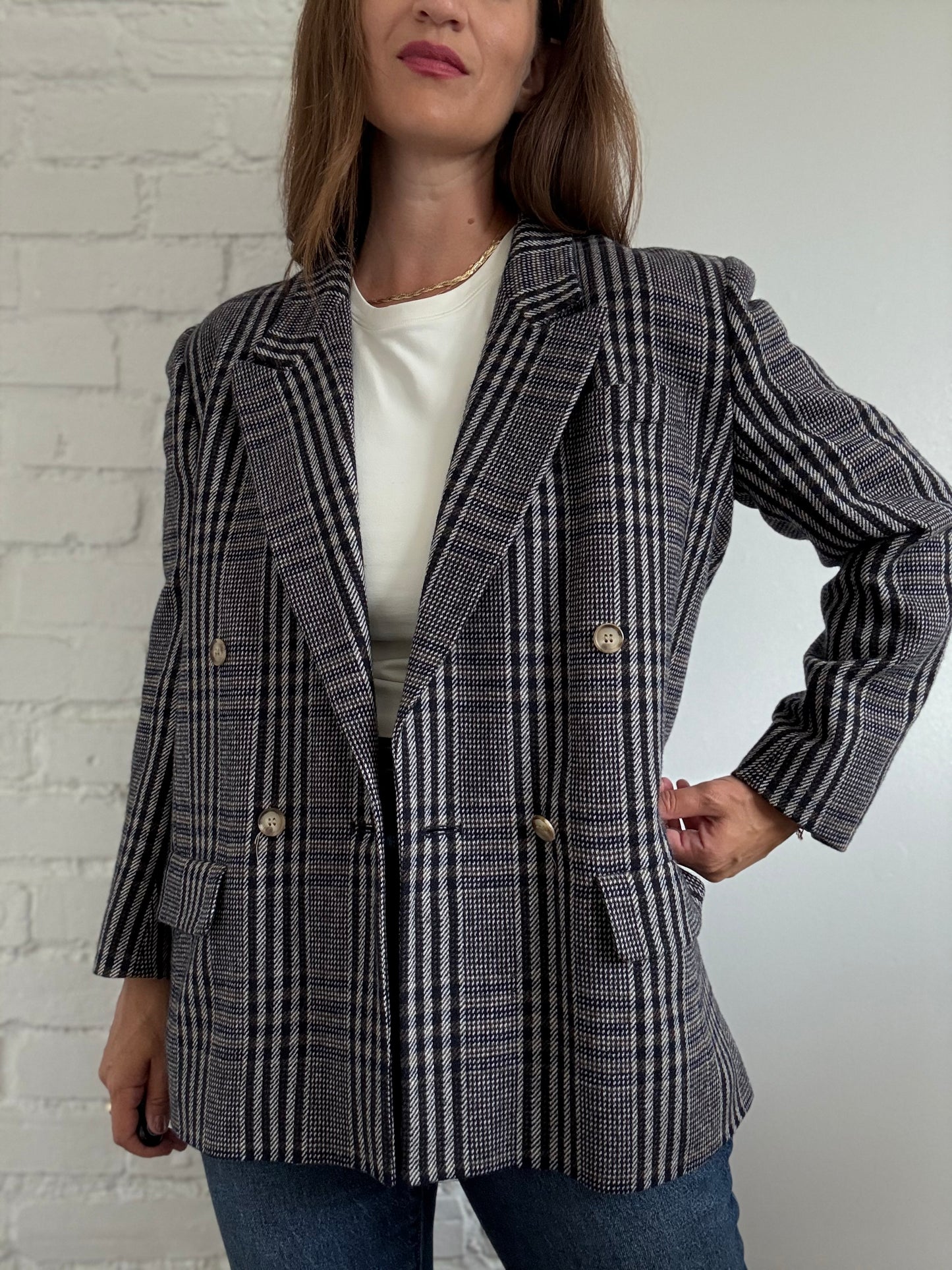 Henry White Dublin Wool Blazer - Size L