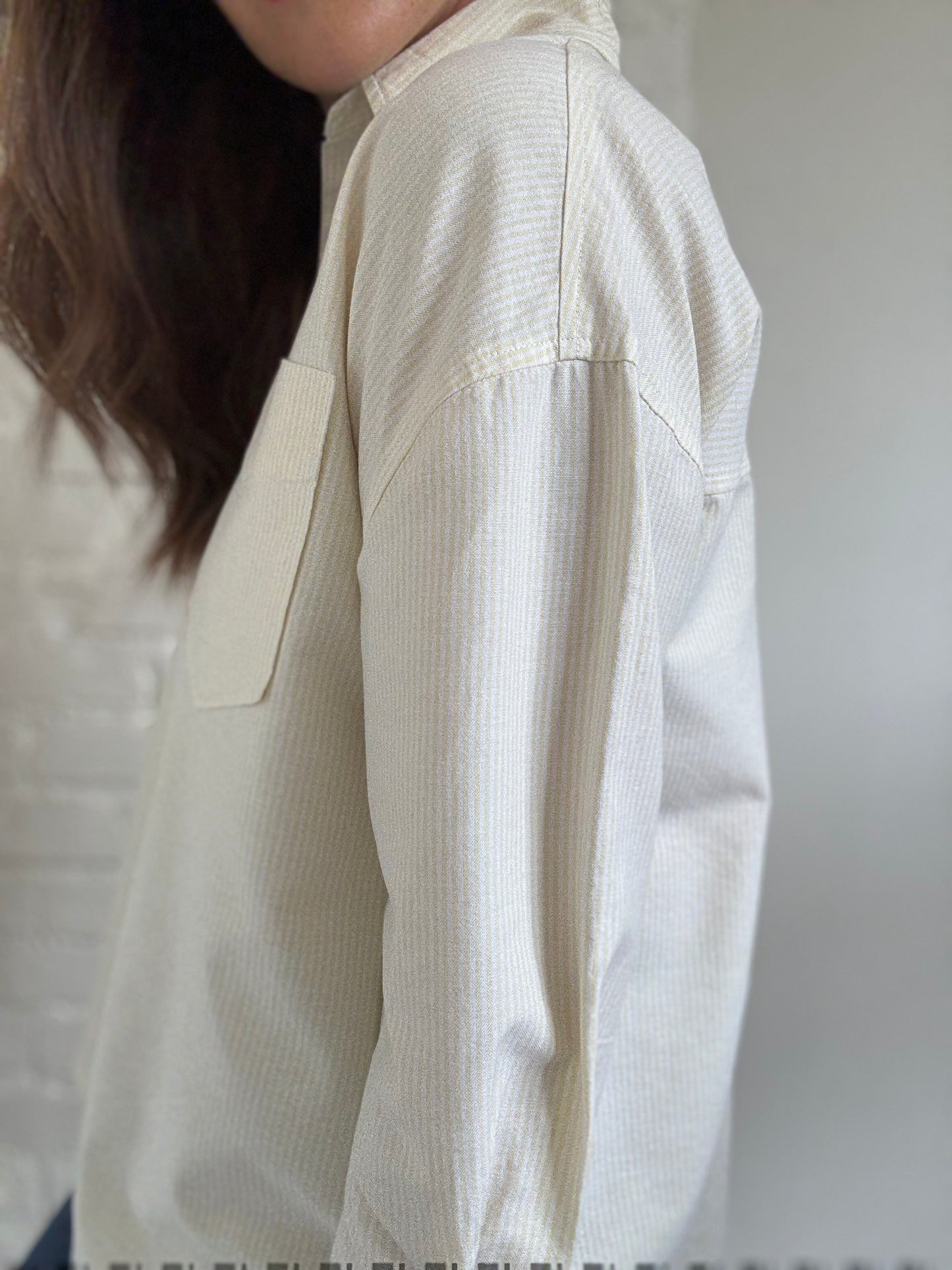 Butter-Yellow Oxford Shirt - Size S/M