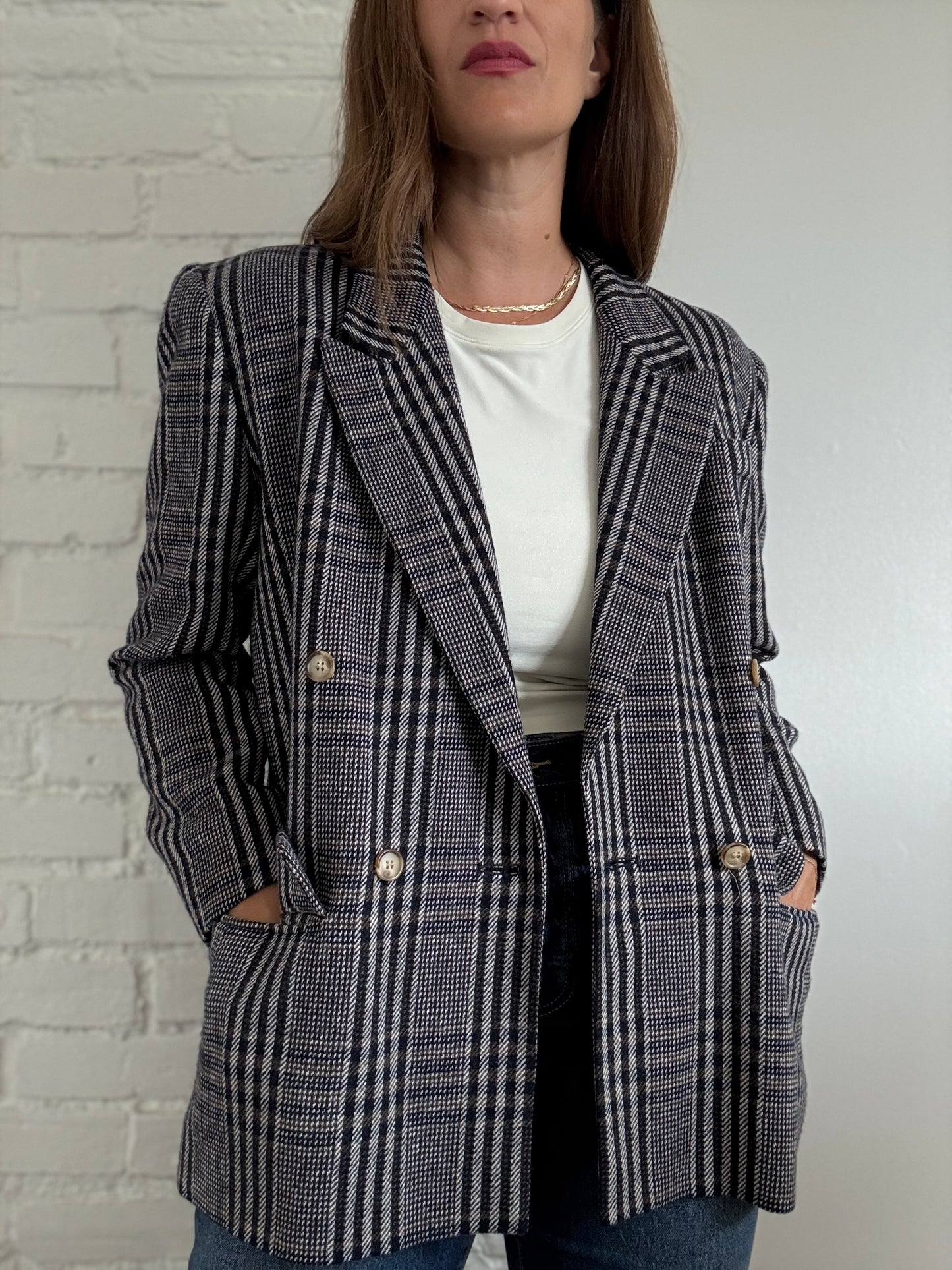 Henry White Dublin Wool Blazer - Size L