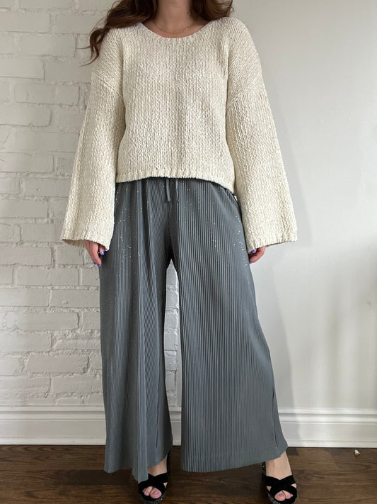 Glitter Wide Leg Pants - XL/XXL