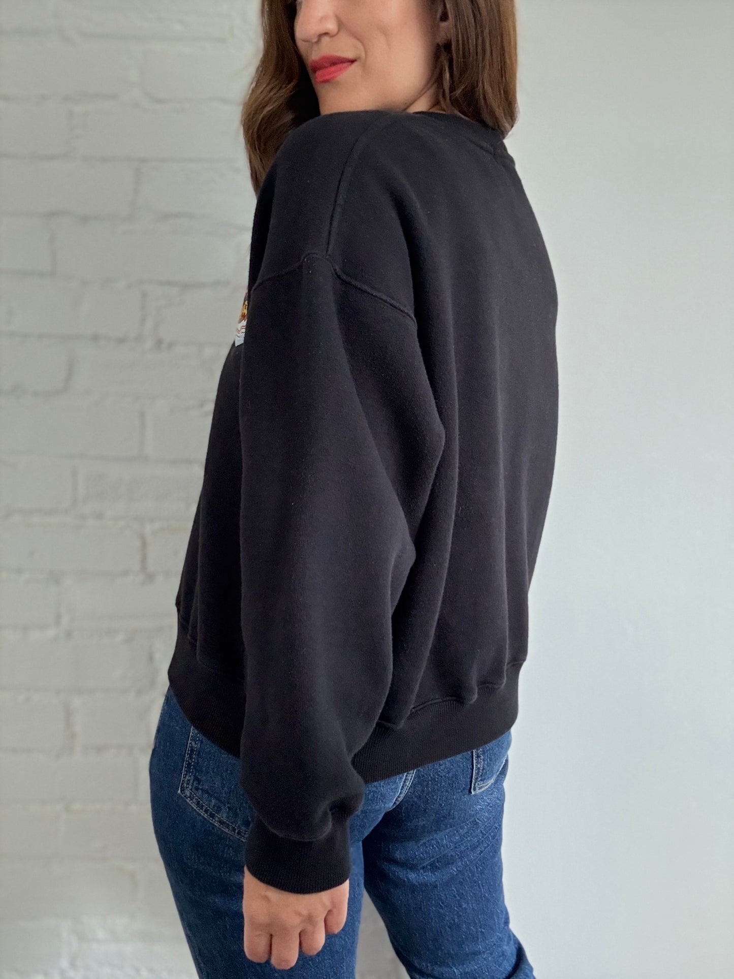 Pizza Plush Crewneck Sweater - Size M/L