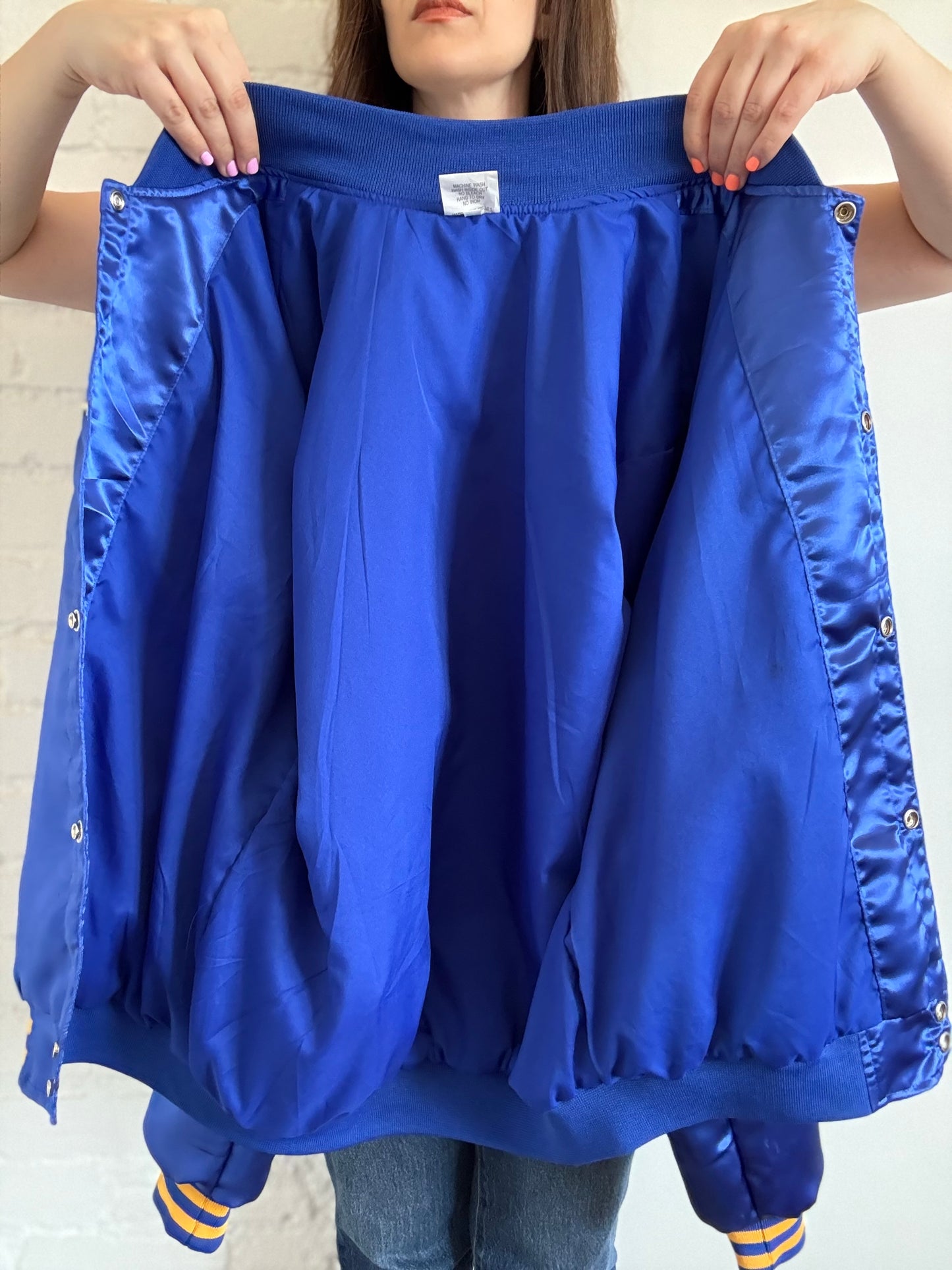 Vintage NBA Nuggets Satin Bomber - Sz. M/L