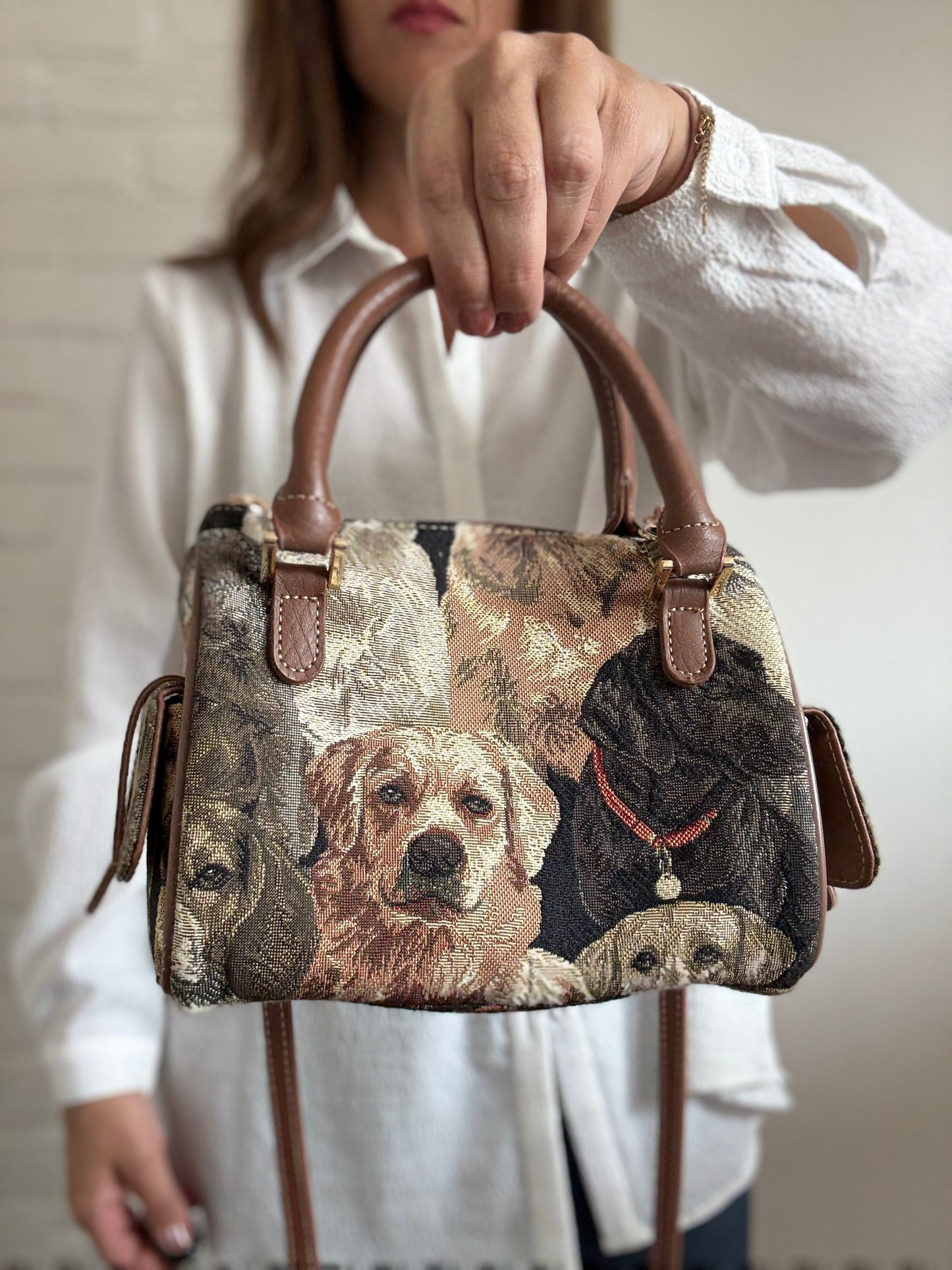 Labrador Canvas Bucket Purse