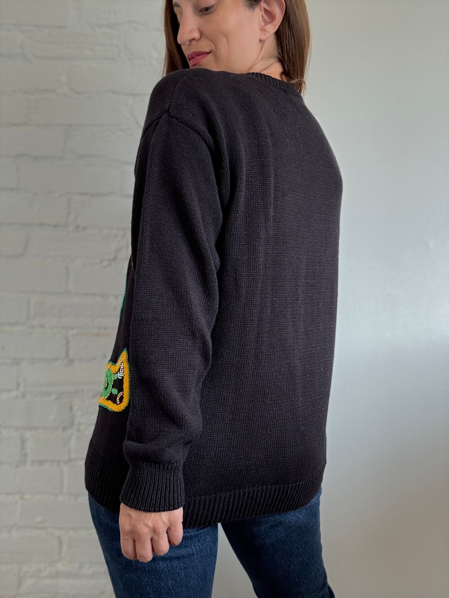 90s Beauty Knit Sweater - Size L