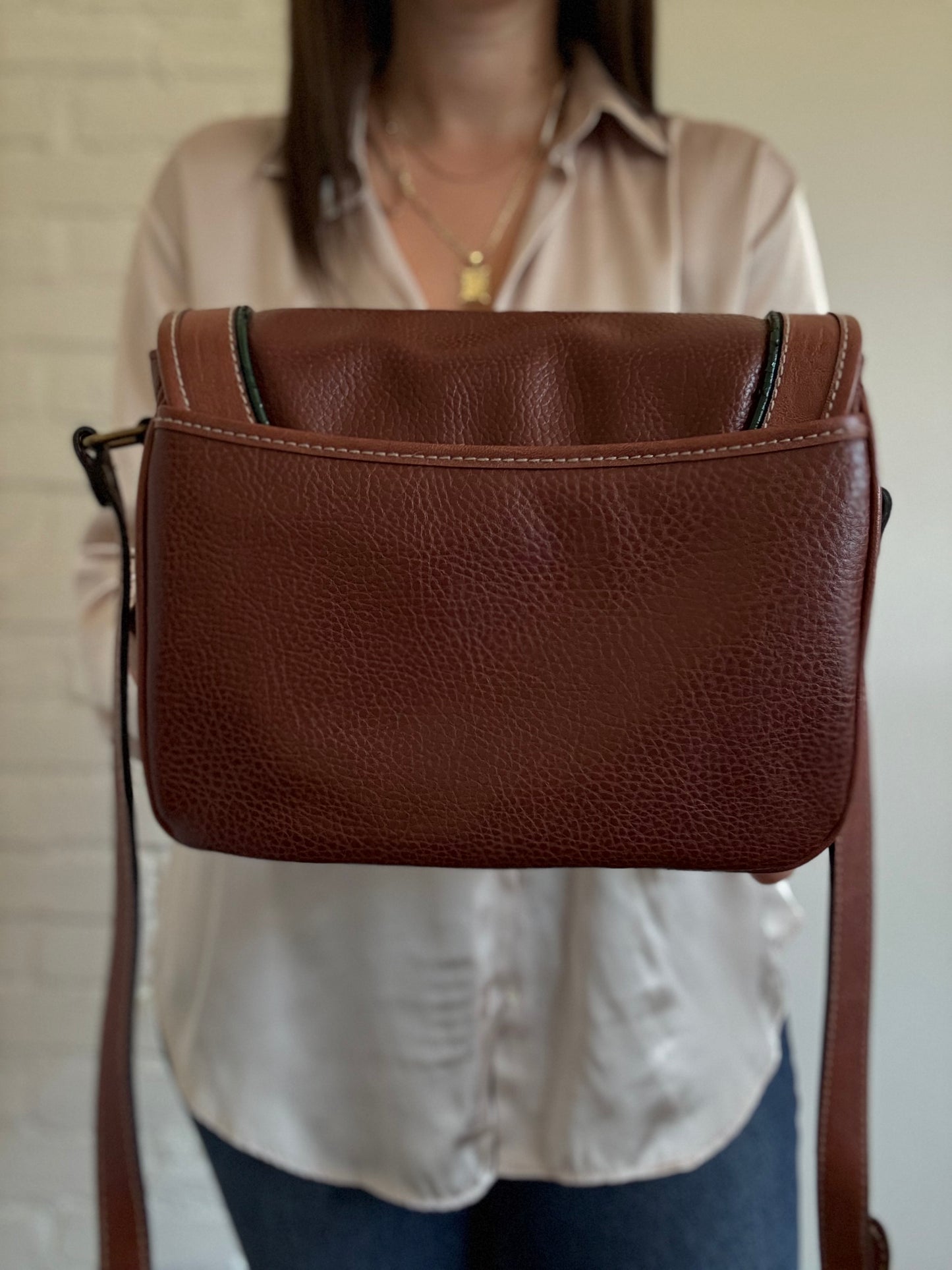 Camera Crossbody Faux Leather Purse