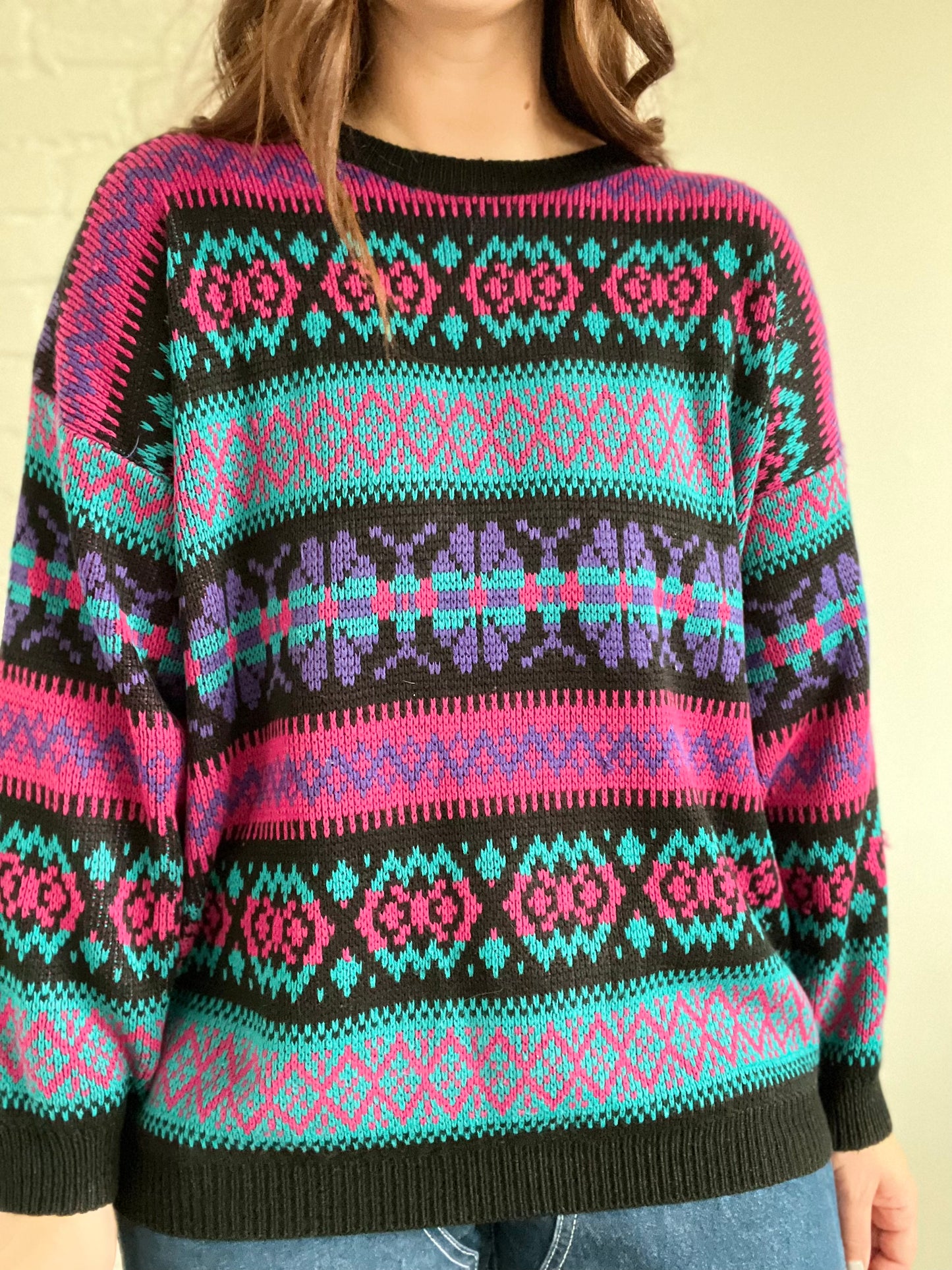 90s Love Apres Ski Sweater - Size XL