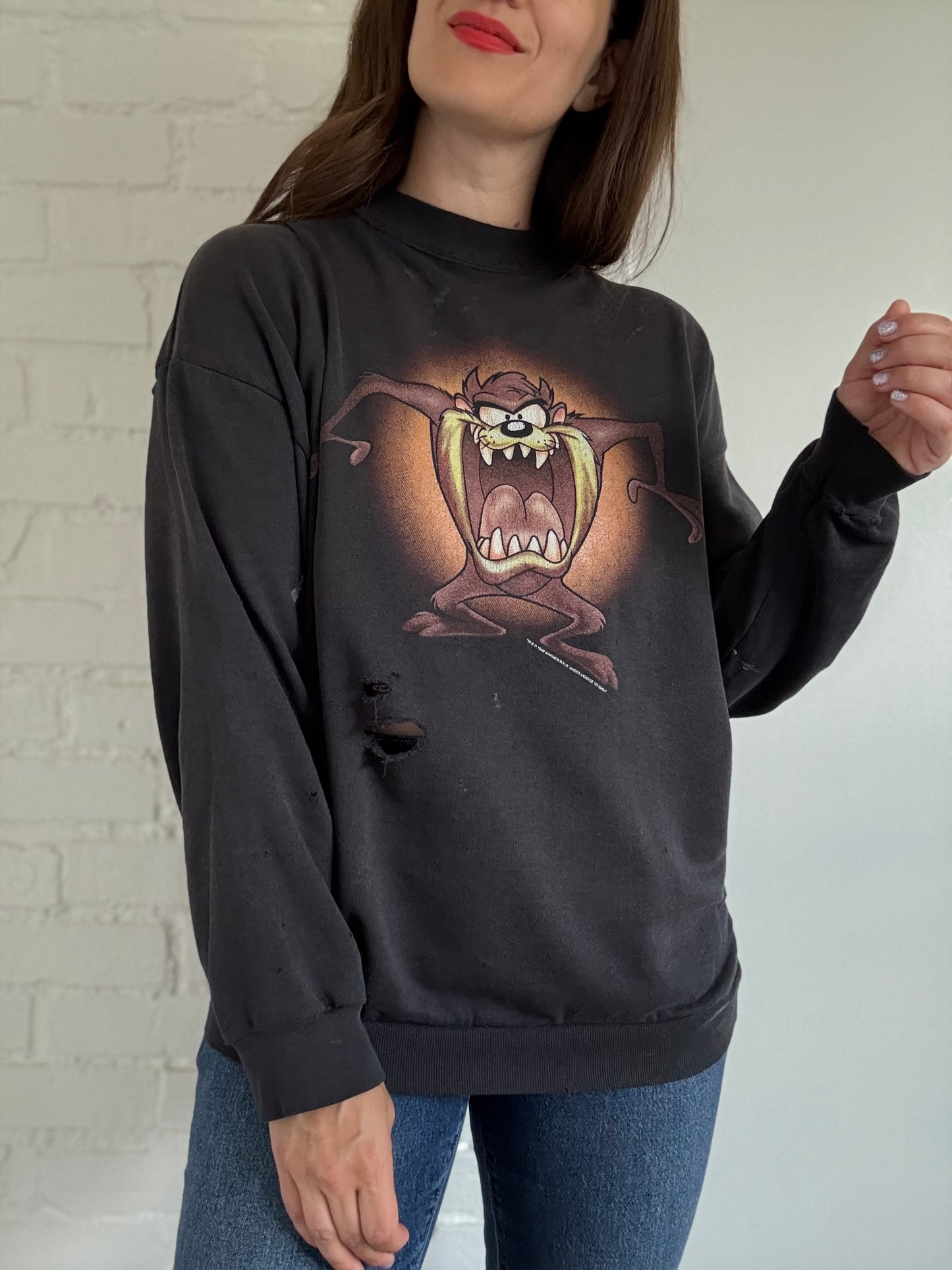 1992 Tasmanian Devil Crewneck - Size L/XL