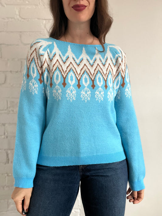 Apres Ski Nordic Sweater - M