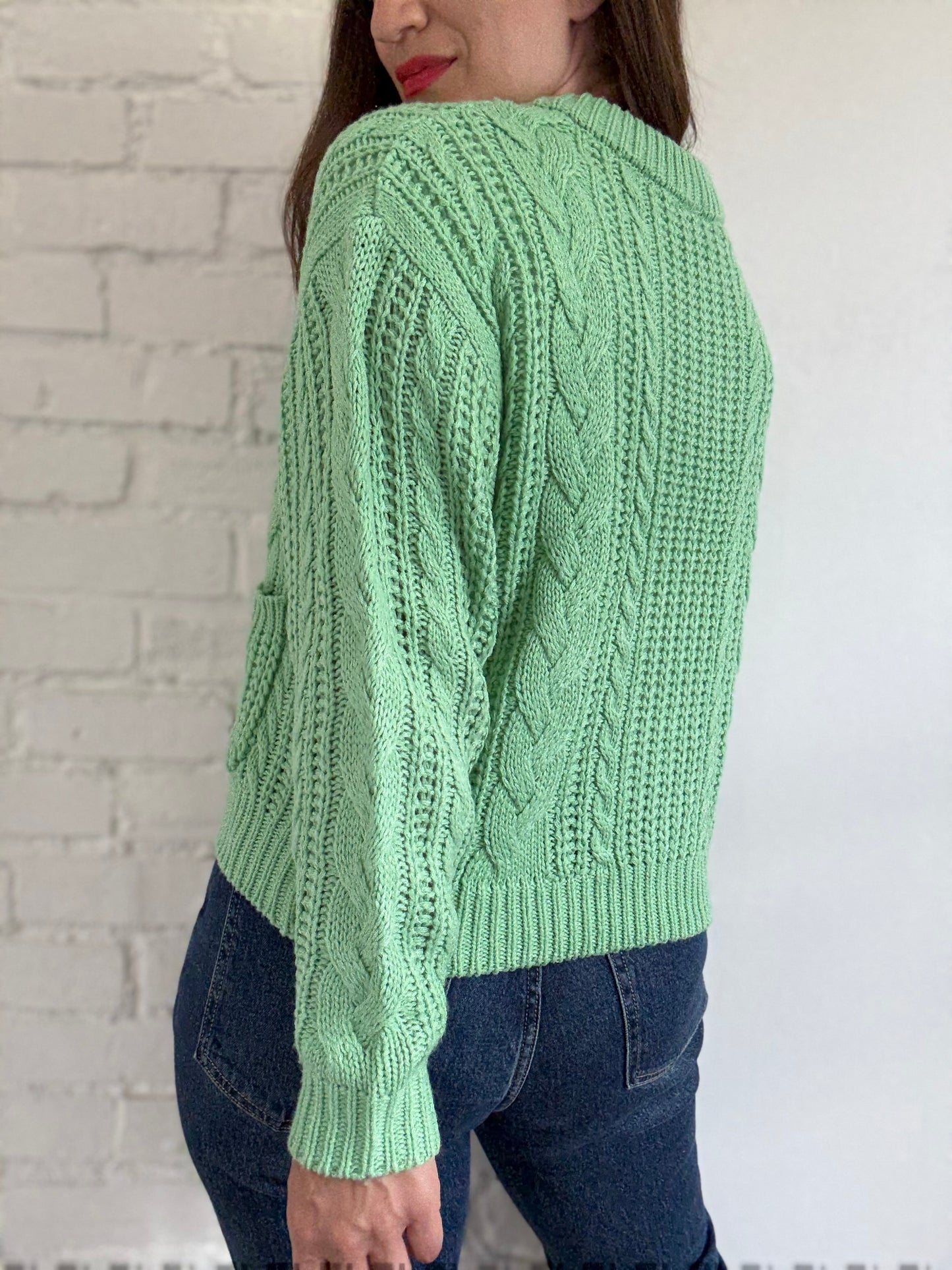 Ichi Ihalisia Knit Cardigan - Size M (oversized)