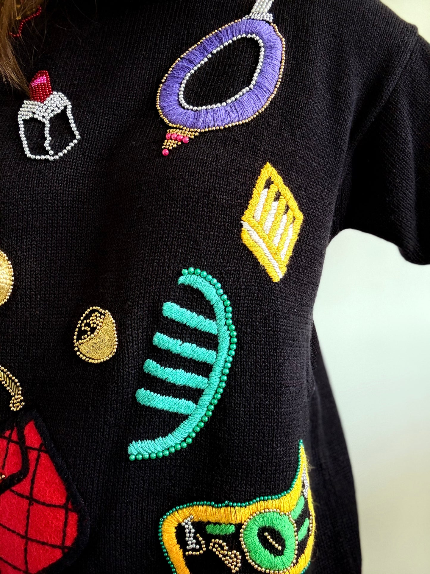 90s Beauty Knit Sweater - Size L