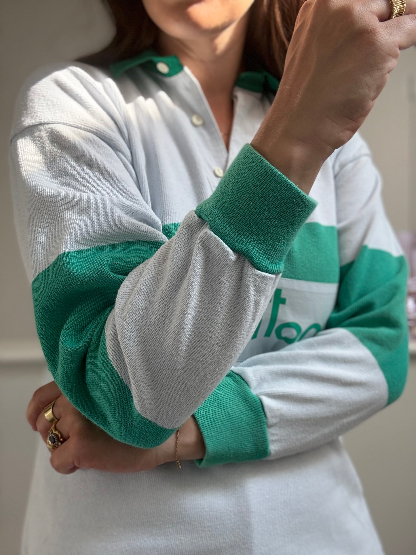 90s Benetton Polo Rugby Shirt - Size M/L