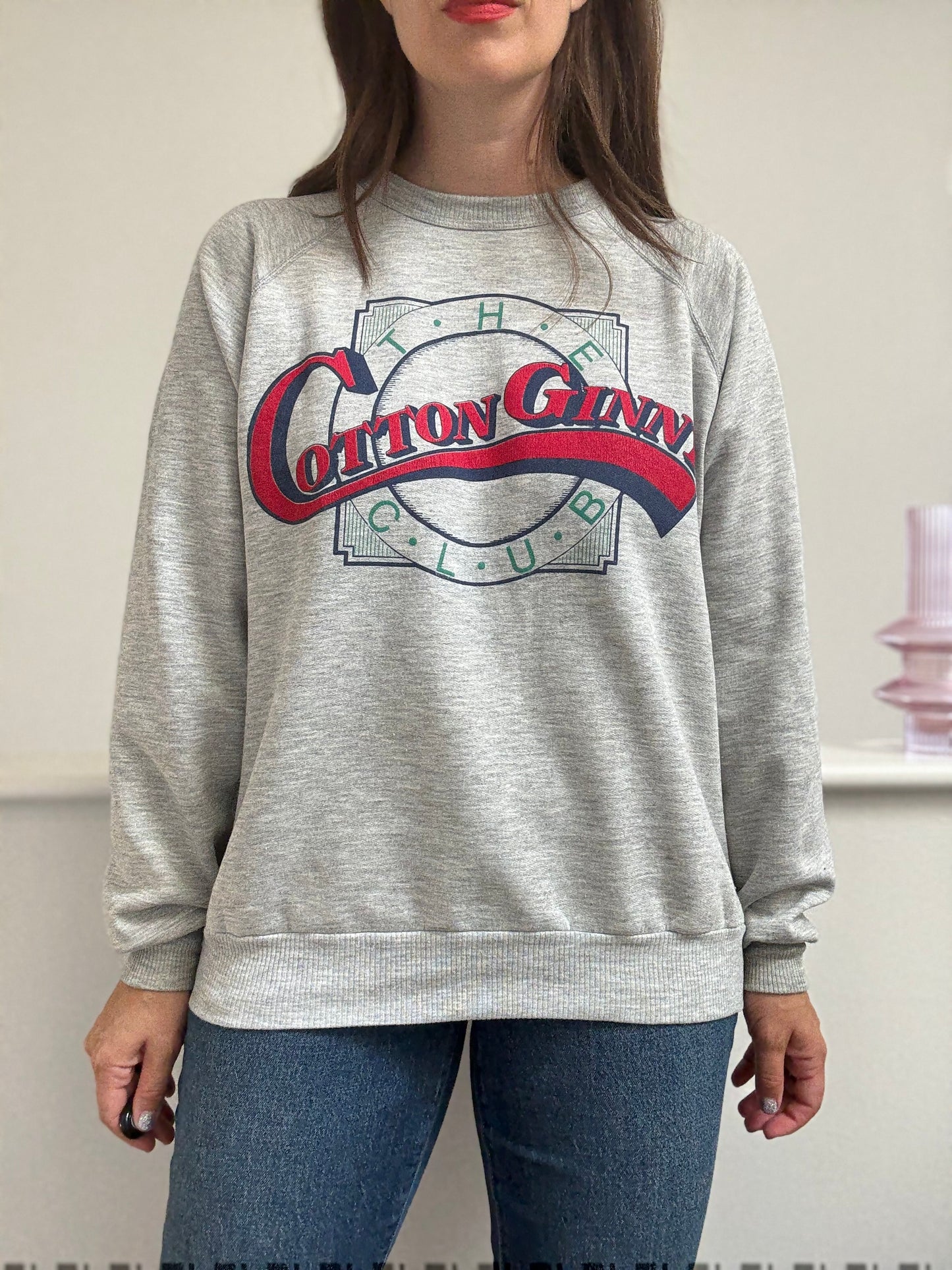 90s Cotton Ginny Graphic Sweater - Size L